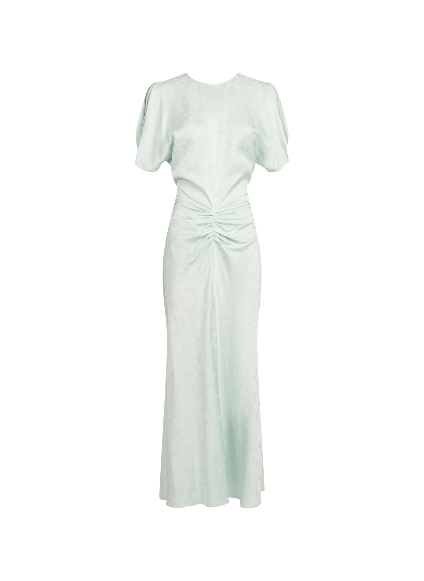 Long floral jacquard maxi dress VICTORIA BECKHAM Blue