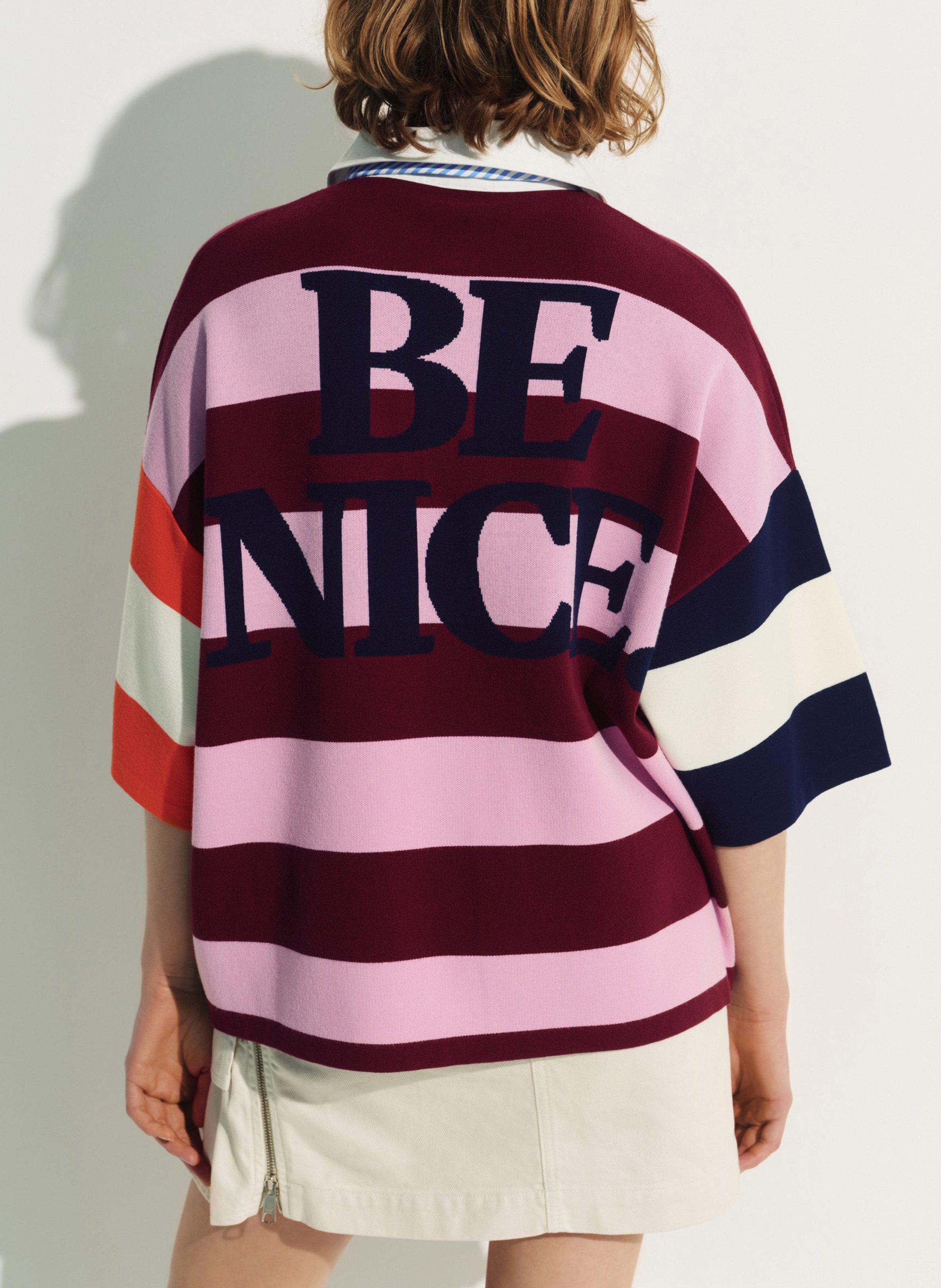 Polo à rayures jice ESSENTIEL ANTWERP Rouge