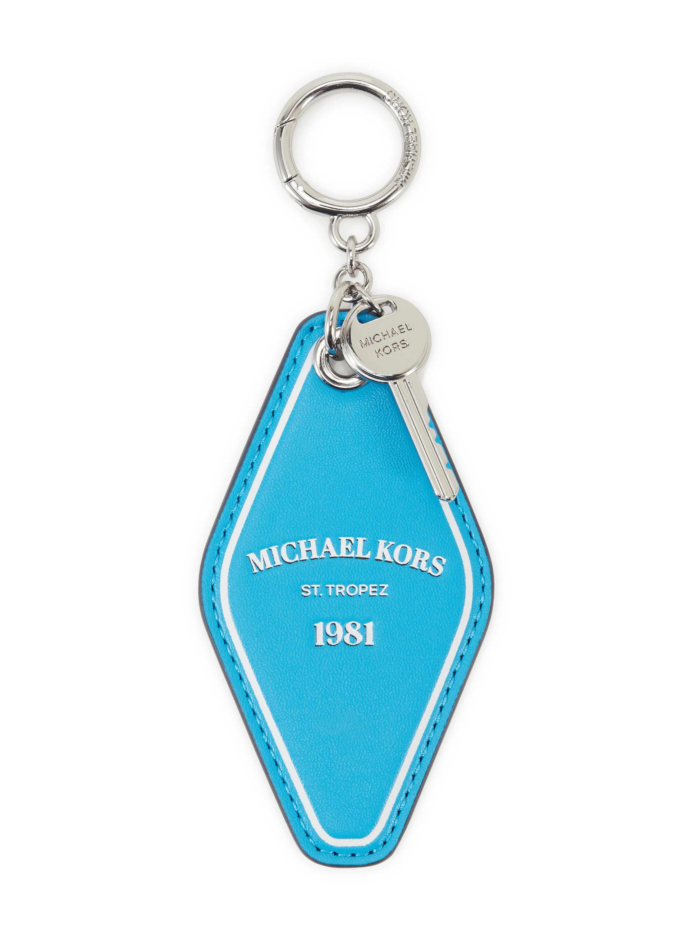 Portachiavi a rombo con chiave MICHAEL KORS Blu