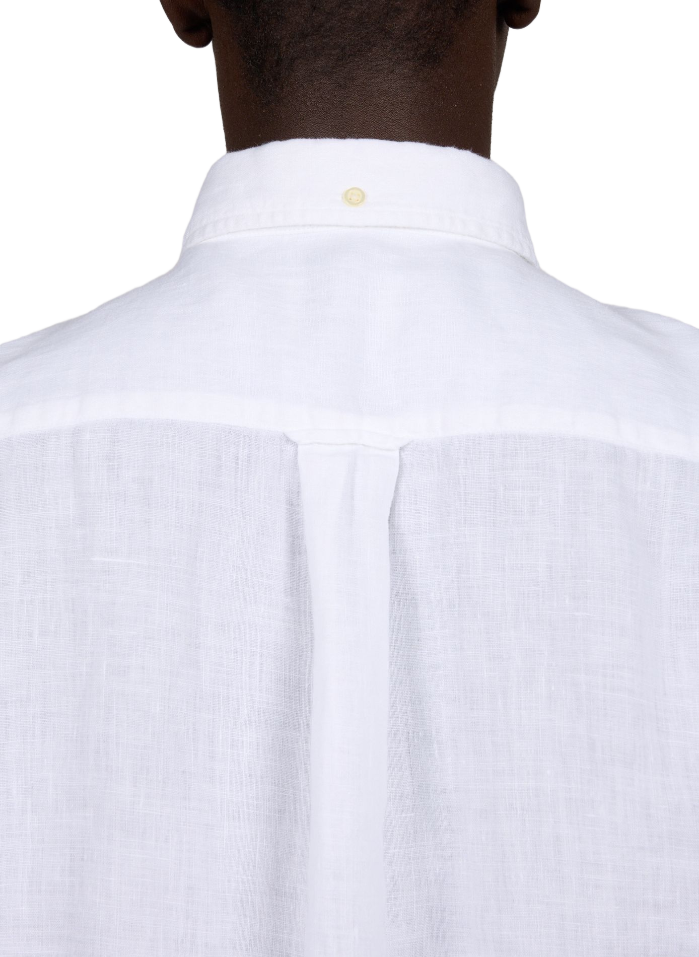 Chemise droite en lin  GANT Blanc