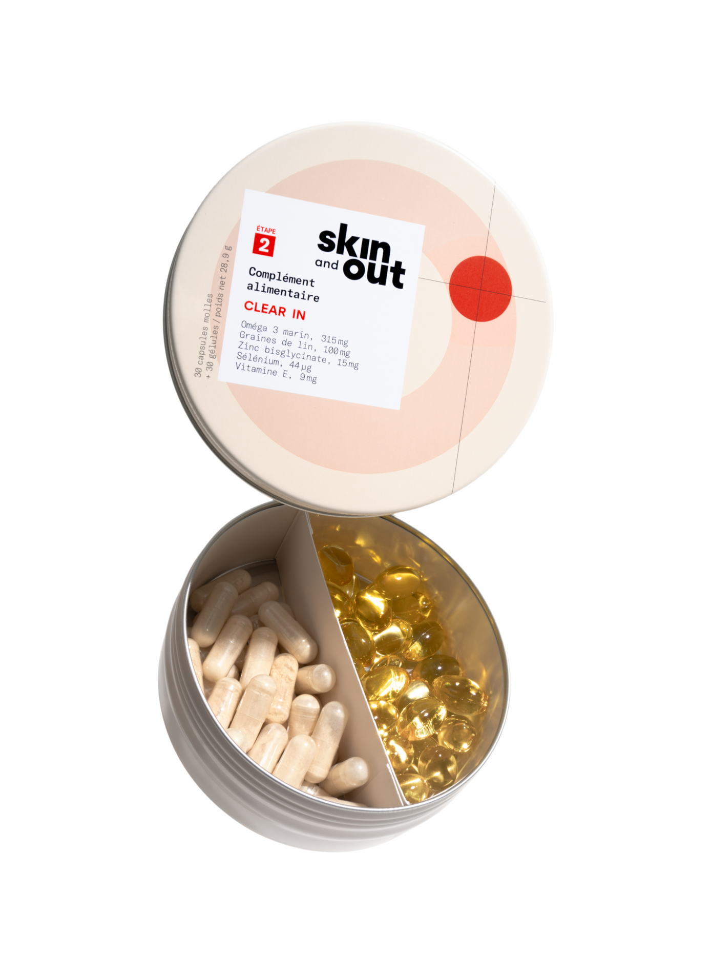 Clean IN - Anti-spot nutritional supplement SKIN & OUT No color