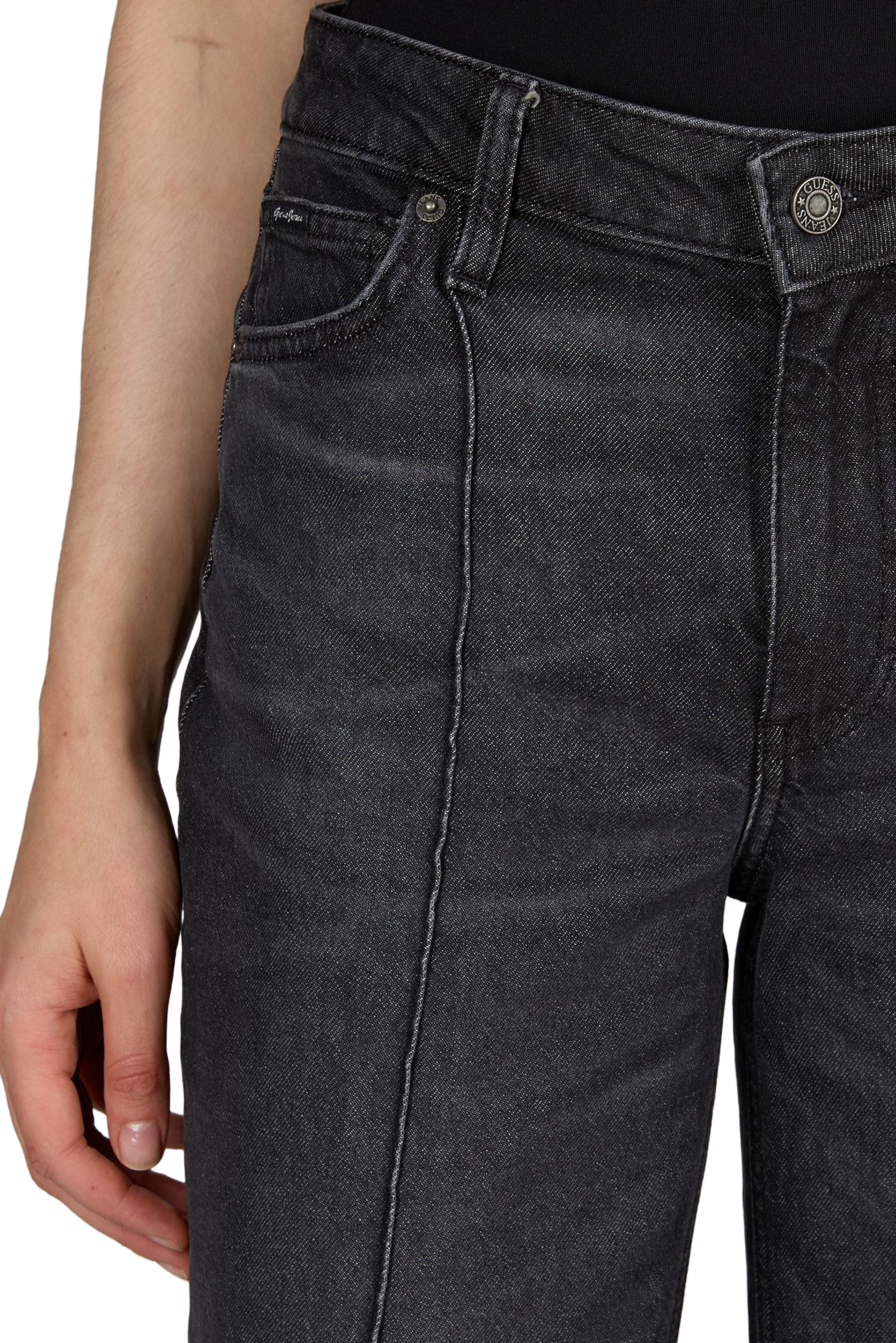 Flare-Jeans aus Baumwollmischung GUESS Grau