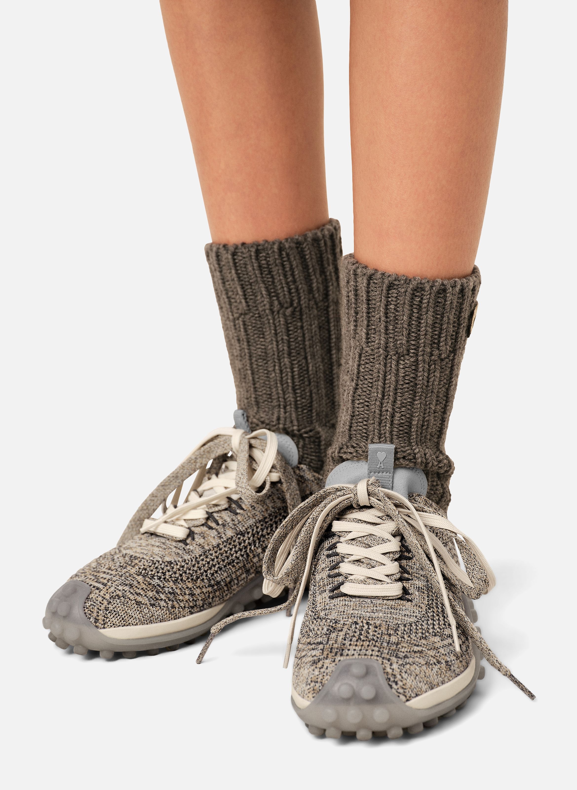 Sneakers mirage unisexe en maille AMI PARIS Multicolore