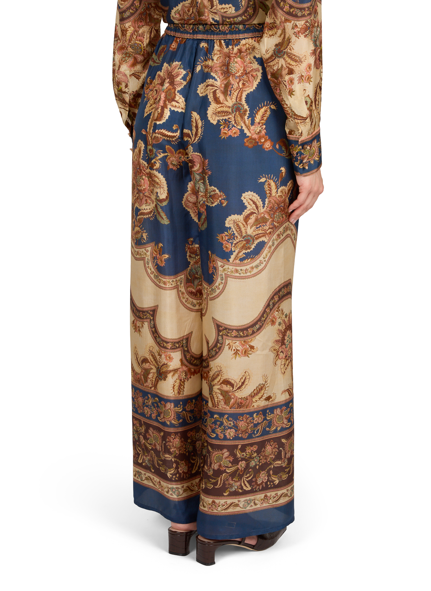 Pantalon large fluide ZIMMERMANN Bleu