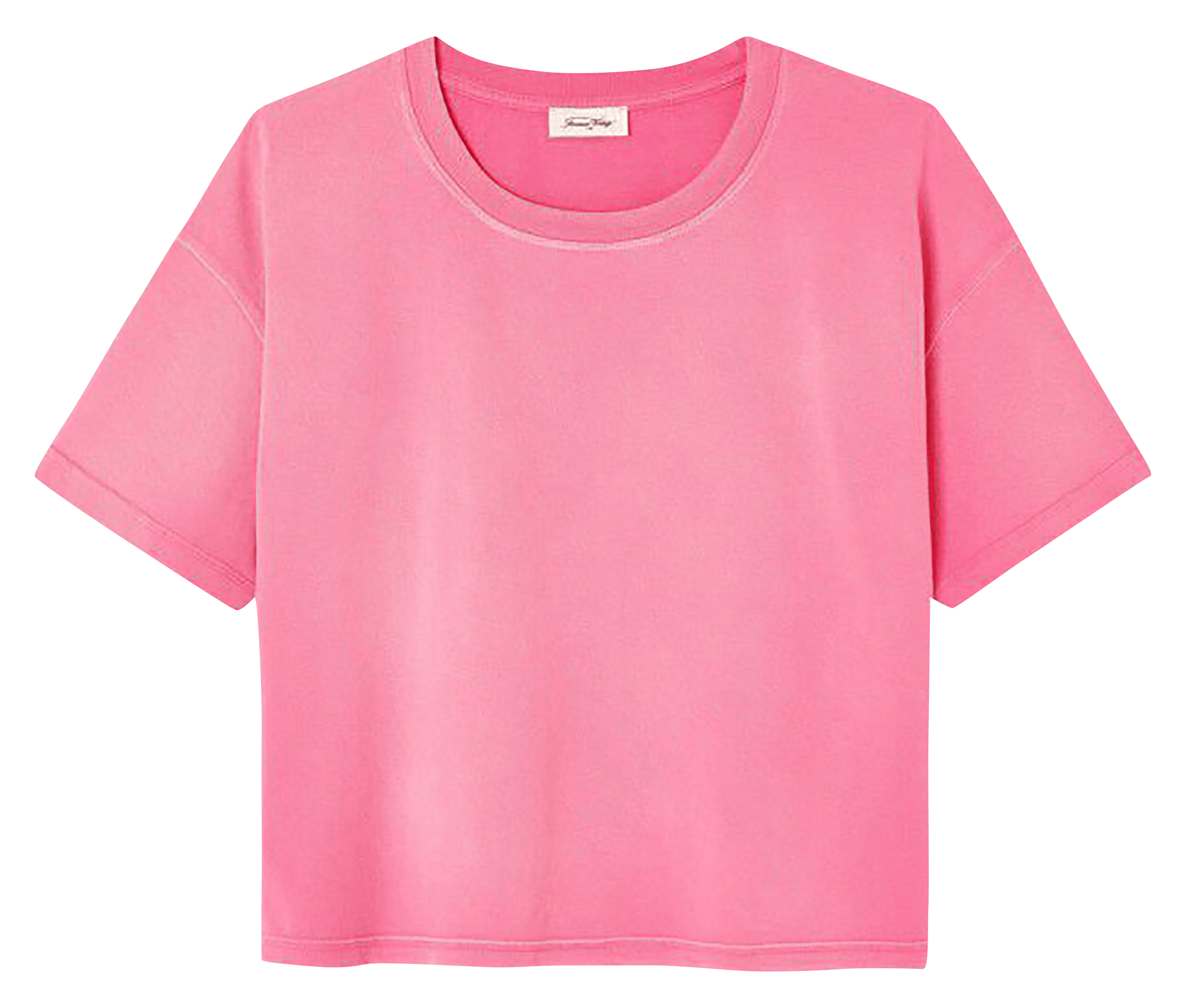 Tee-shirt ample uni afoma AMERICAN VINTAGE Rose