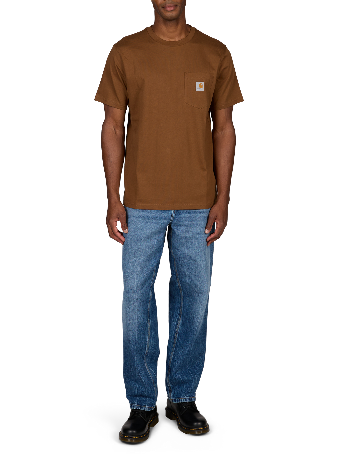 Katoenen T-shirt CARHARTT WIP Bruin