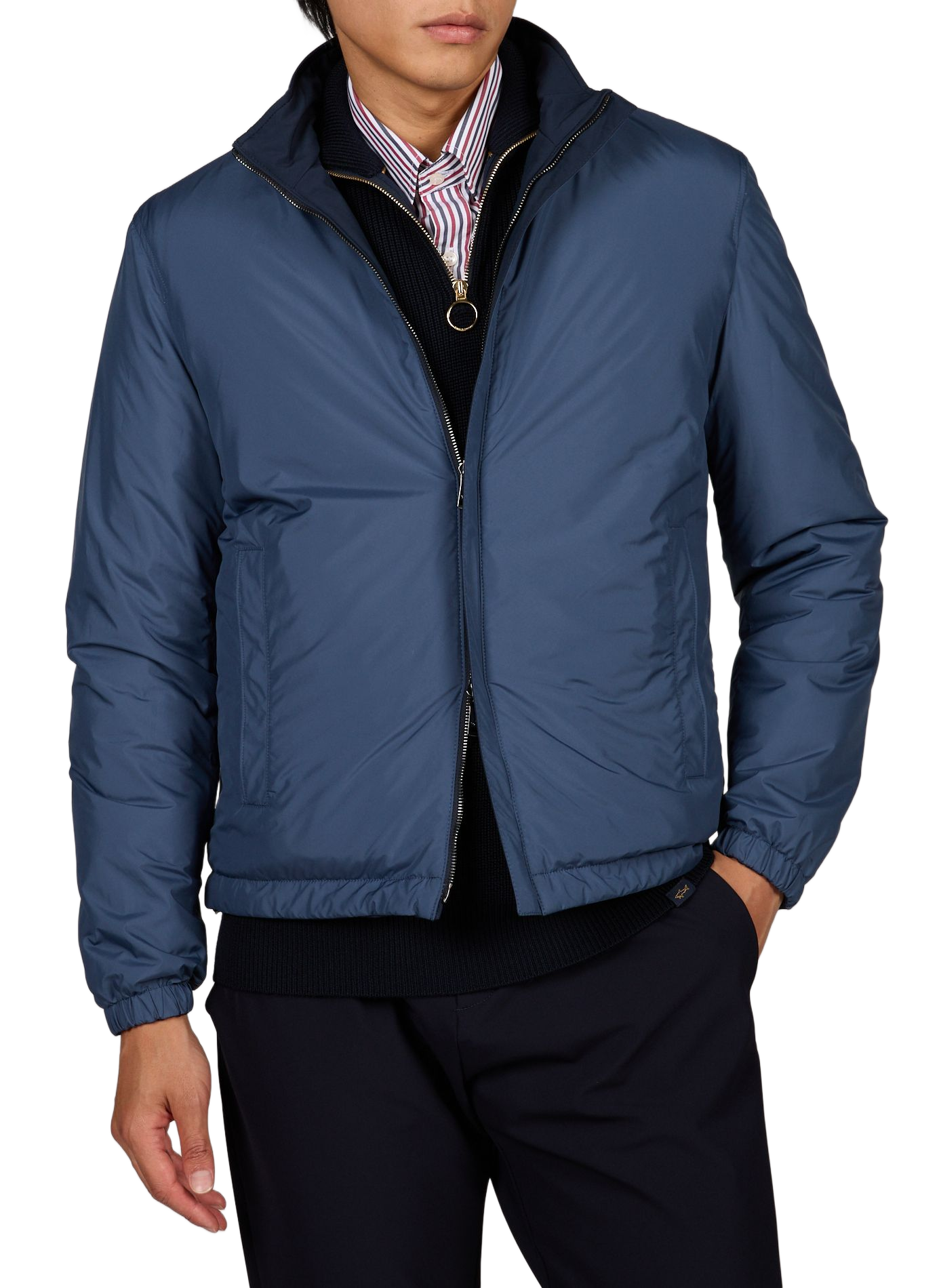 Veste zippée droite col montant PAUL & SHARK Bleu