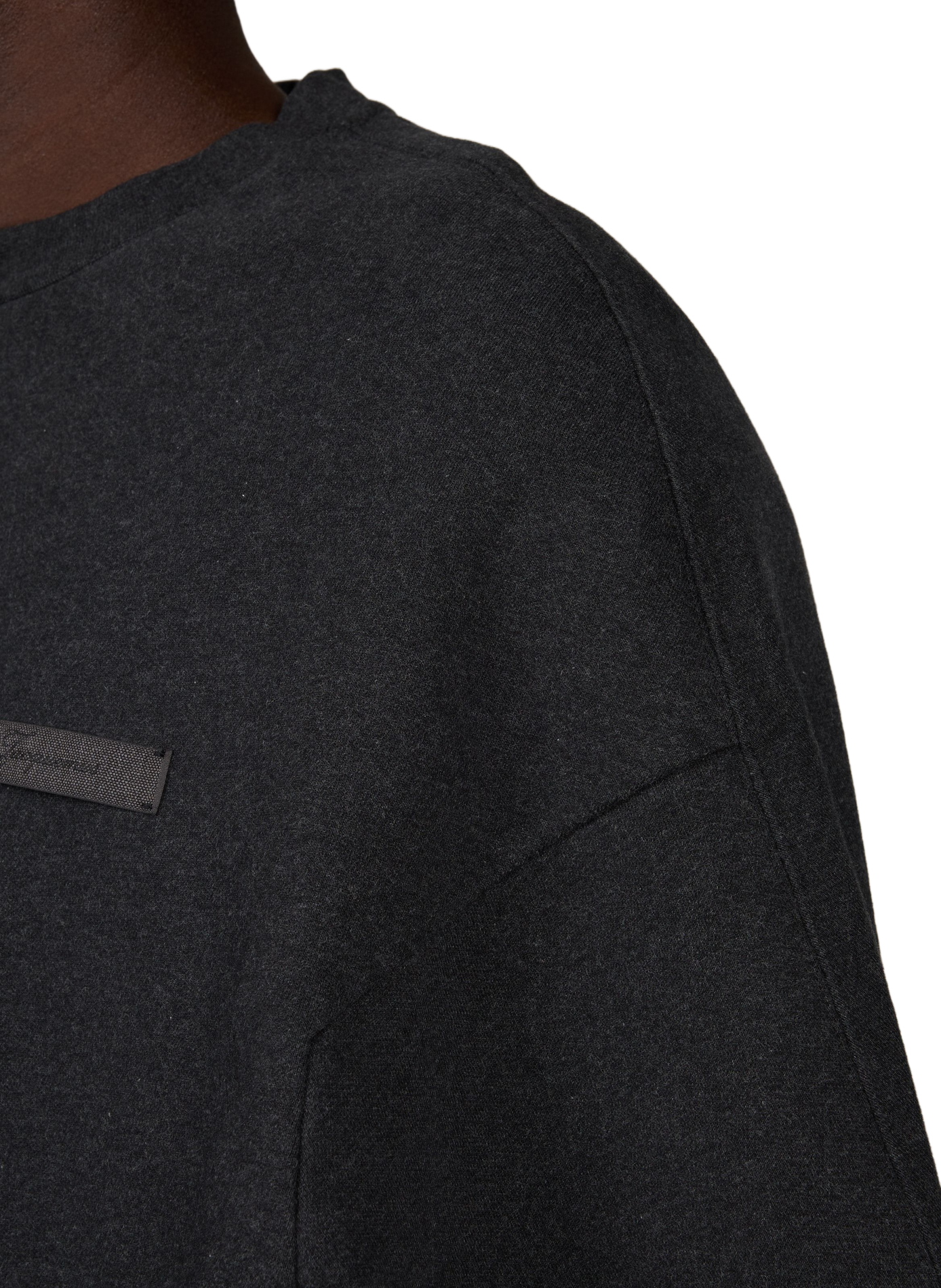 Le Sweatshirt Ruban en coton mélangé JACQUEMUS Gris