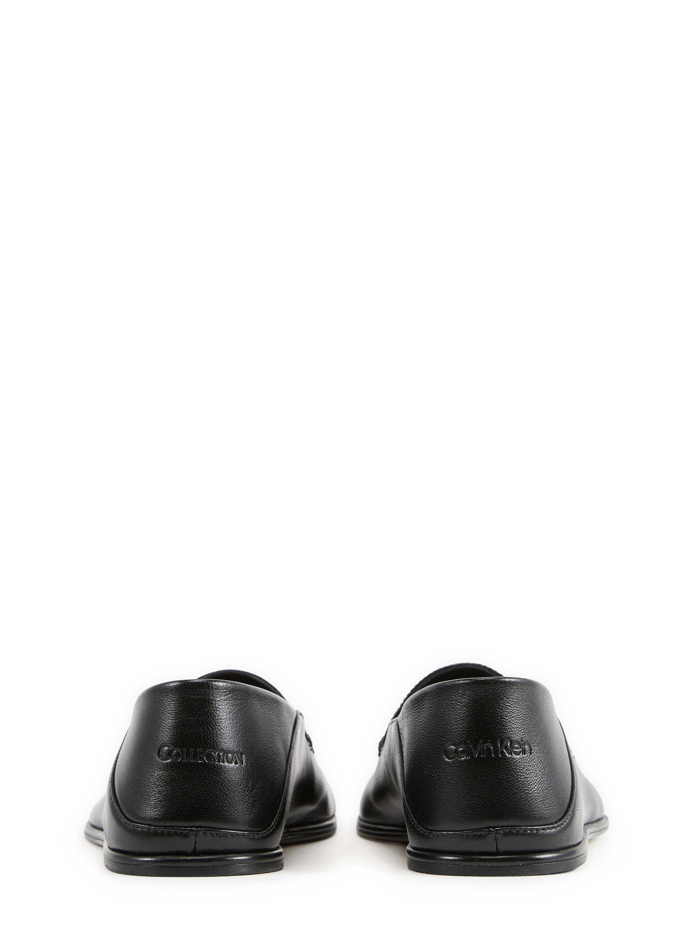 Leather loafers CALVIN KLEIN COLLECTION Black