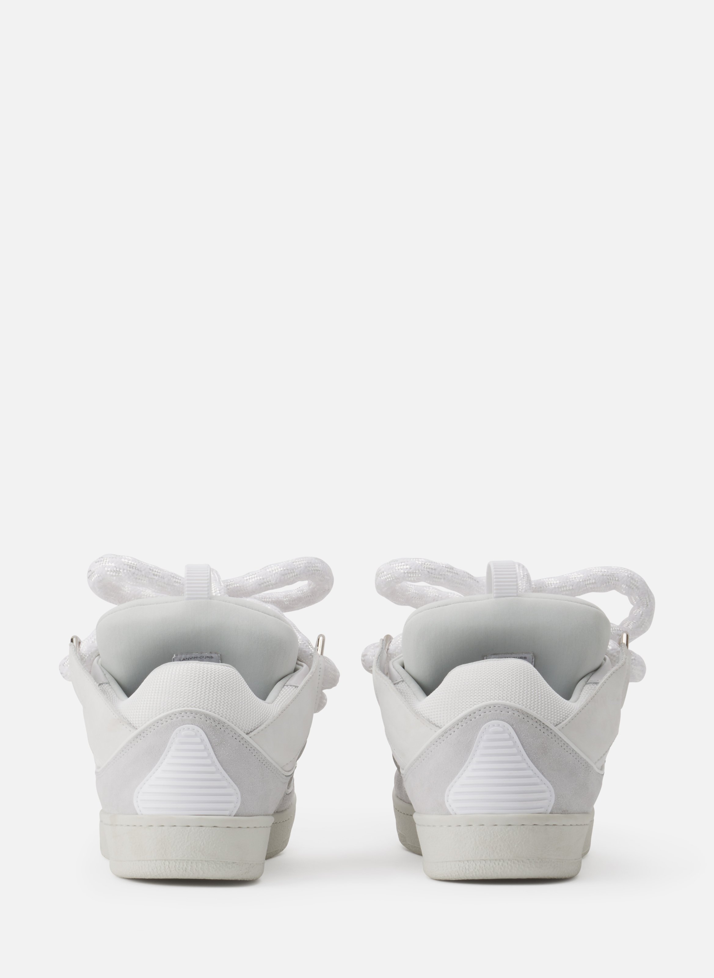 Sneakers curb snake en cuir LANVIN Blanc