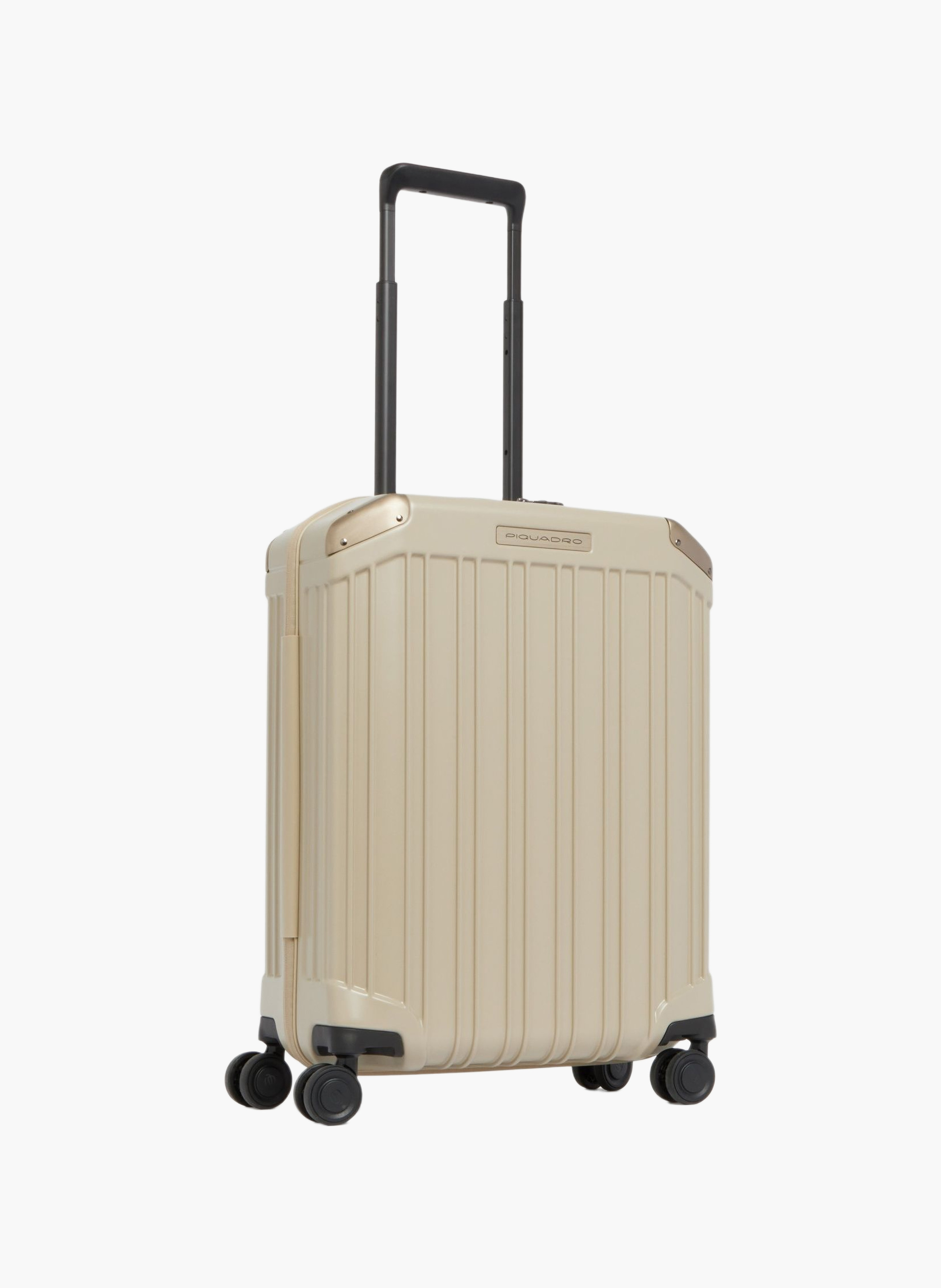 Valise cabine à 4 roues PIQUADRO Beige