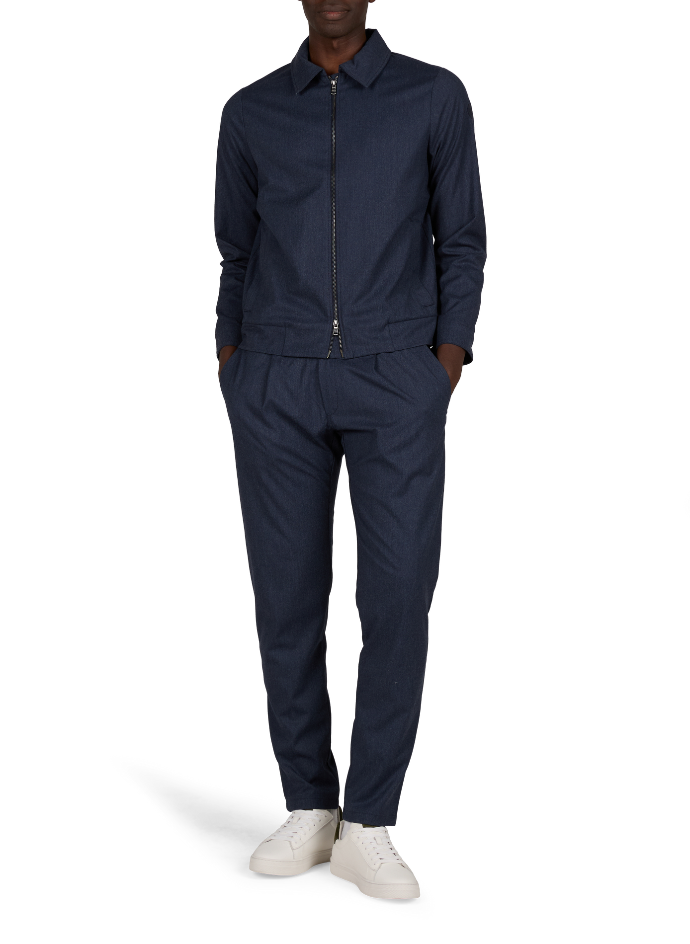 Straight pants by Thomas Lipari with drawstrings 1789 CALA Blue
