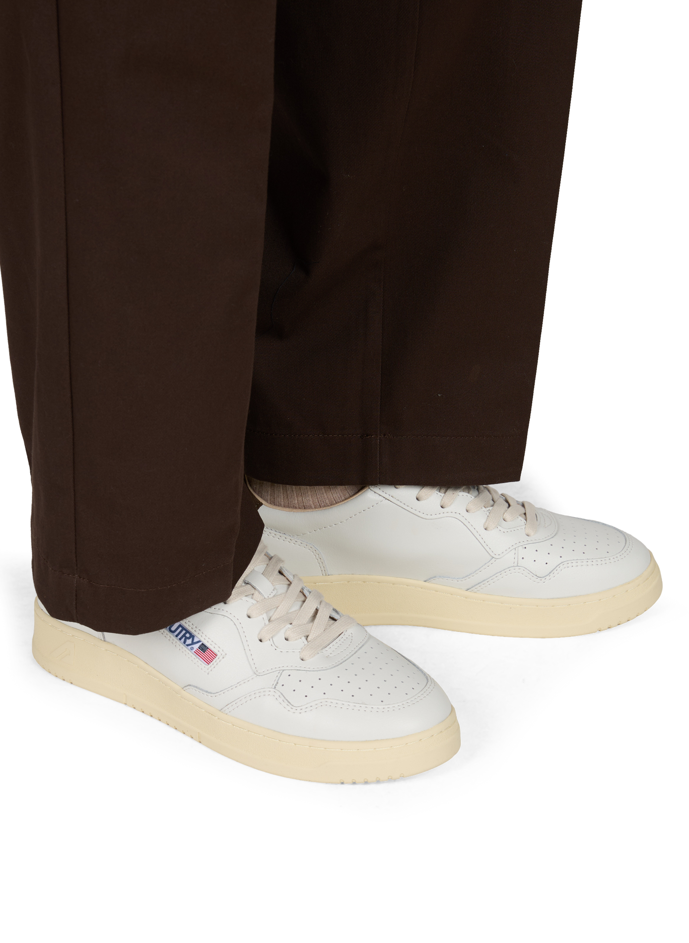 Medalist leather sneakers AUTRY White