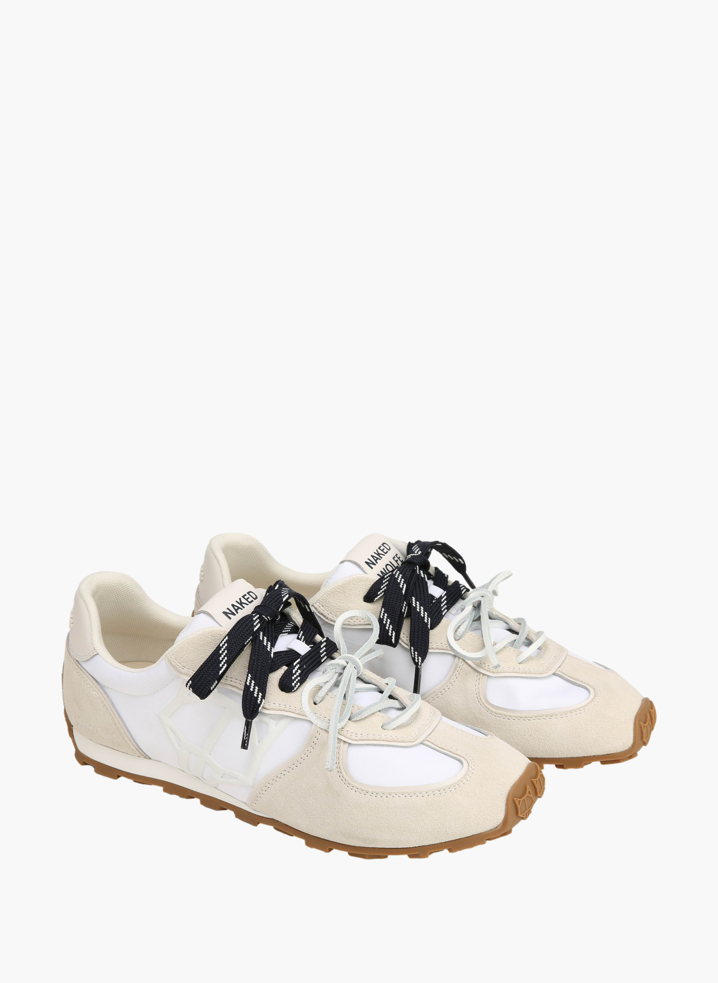Baskets lightning en nylon NAKED WOLFE Blanc