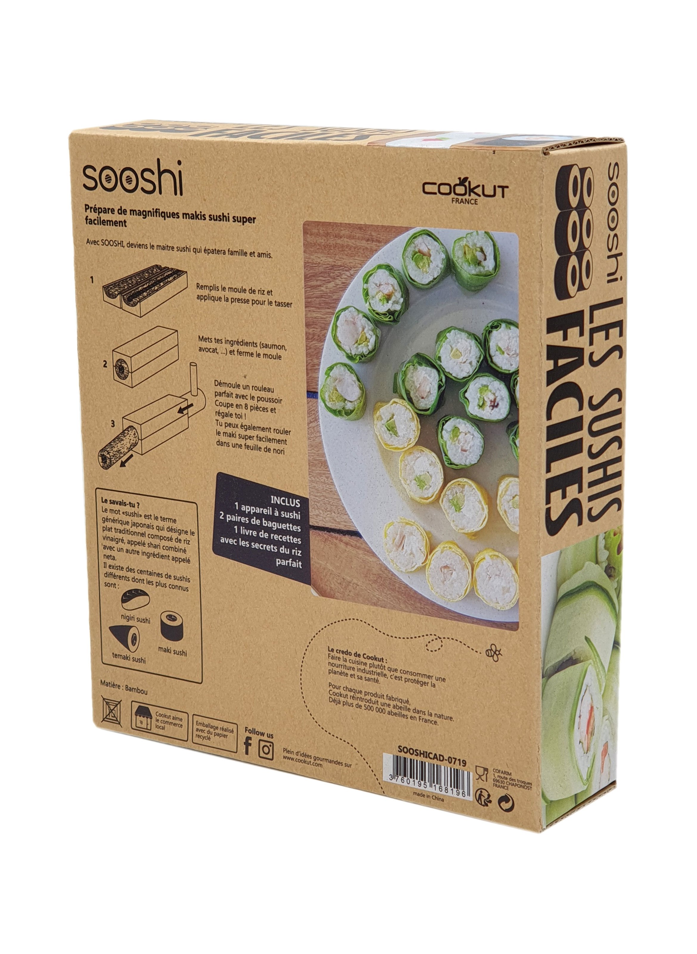 Coffret Sushi Maki facile COOKUT No color
