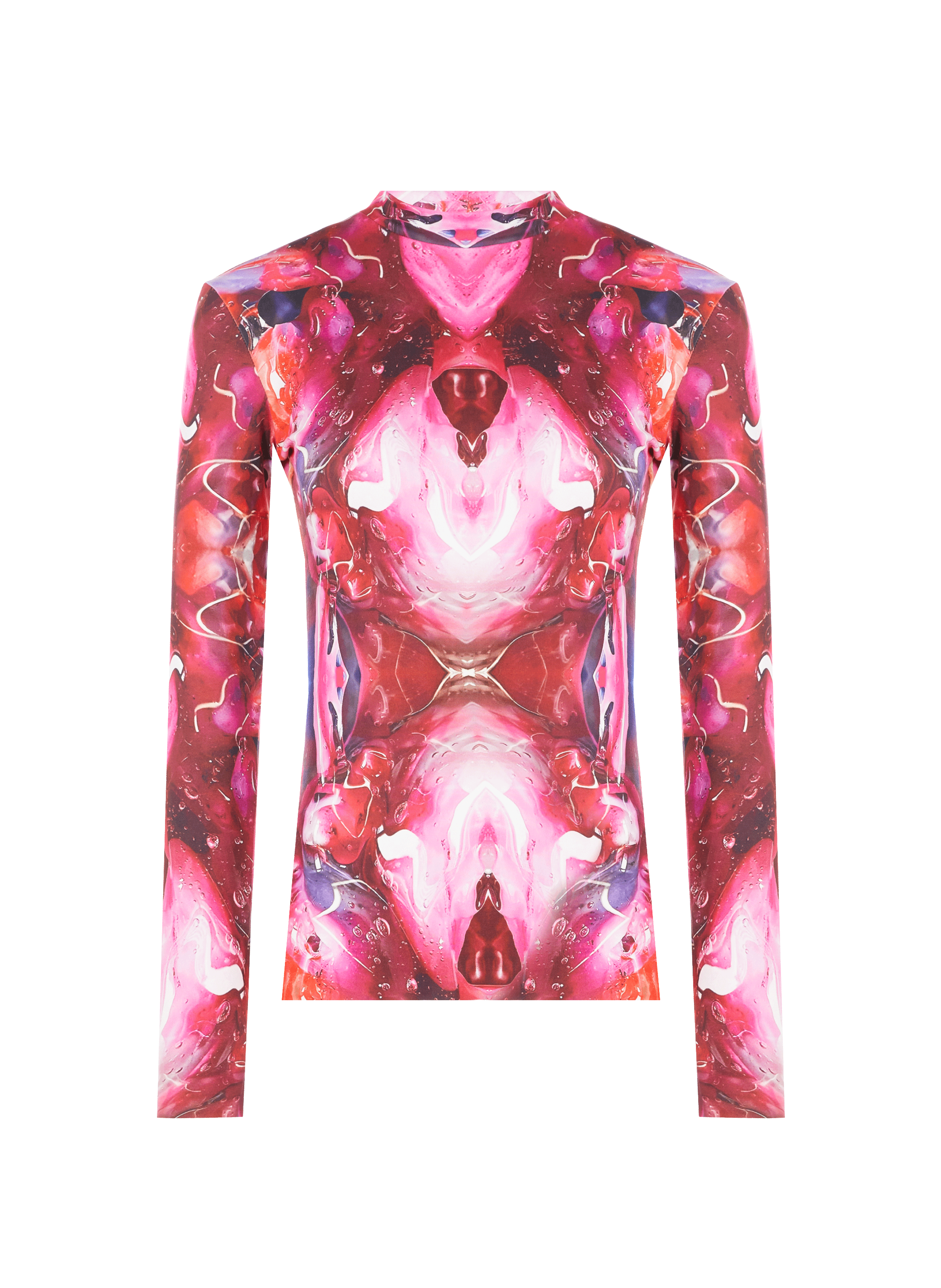 Top imprimé à manches longues