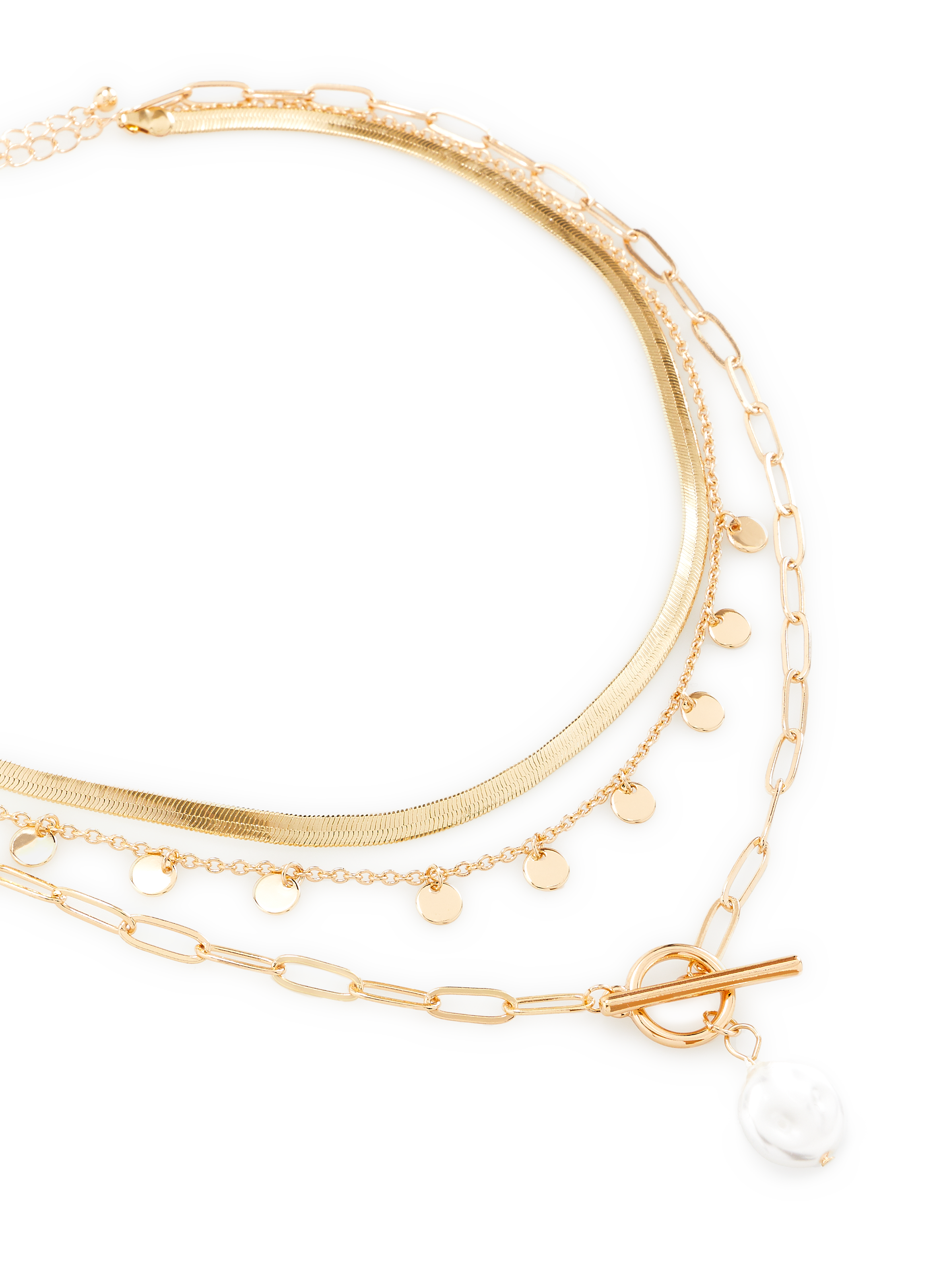 Collier triple chaîne