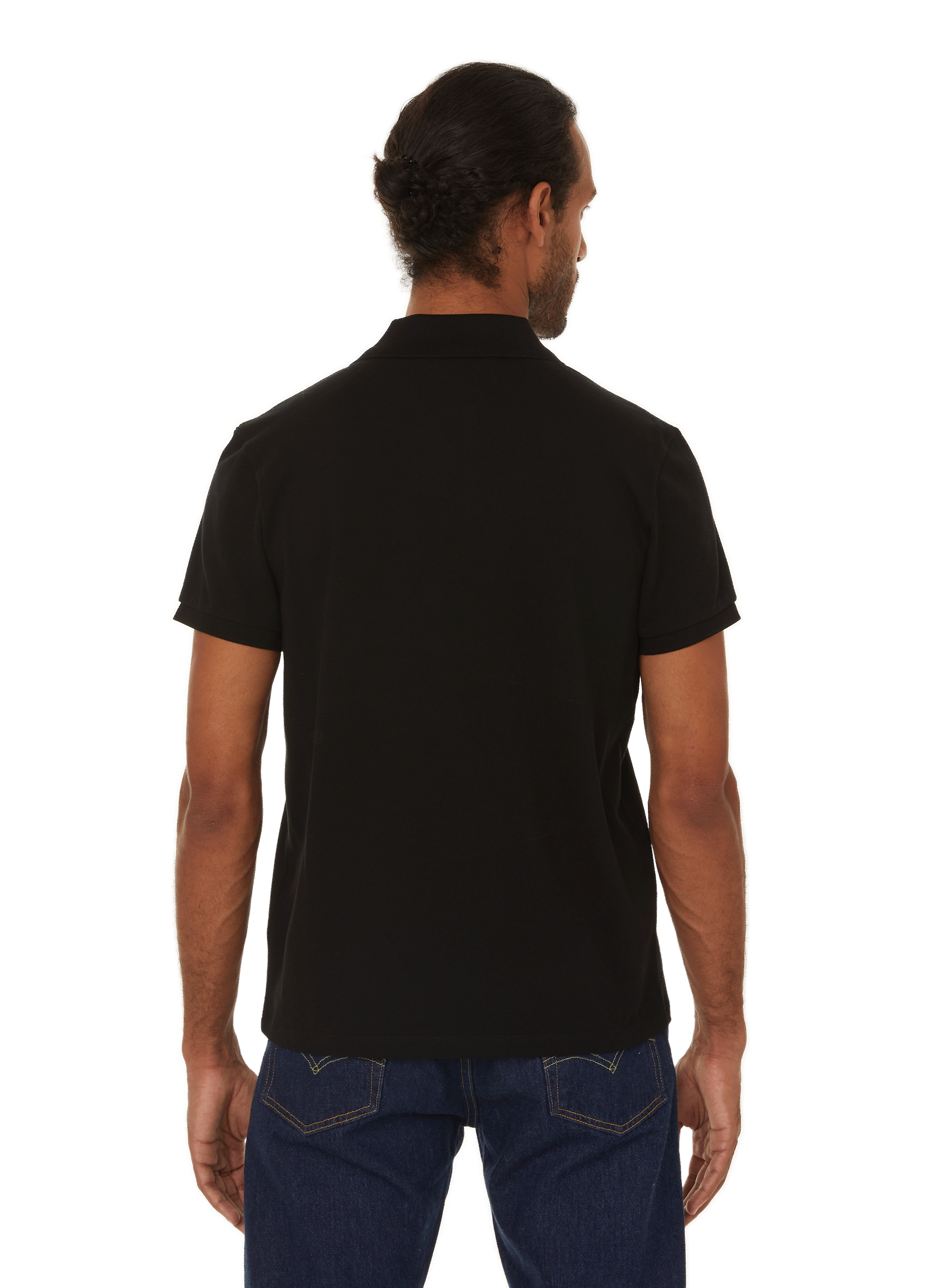 Cotton polo shirt MONCLER Black