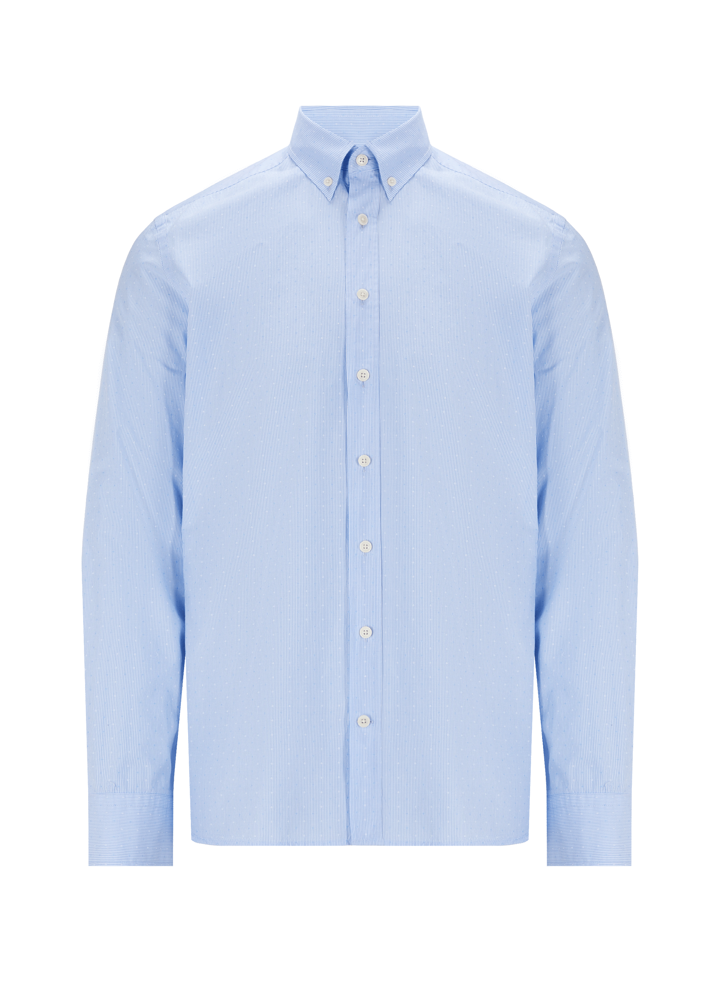 Chemise motif carreau et pointillé