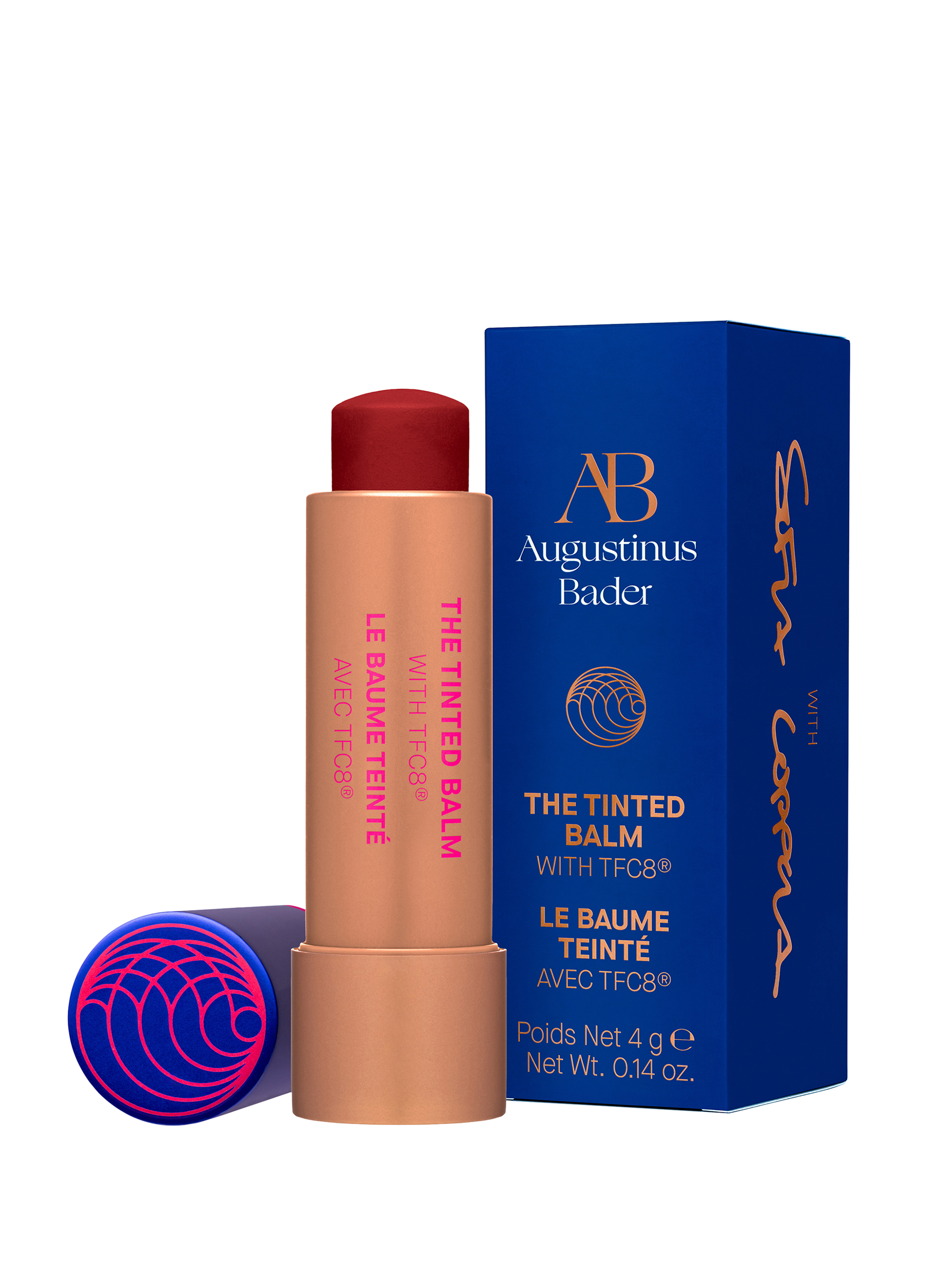 The Tinted Balm Shade 3 AUGUSTINUS BADER A burnt earthy plum