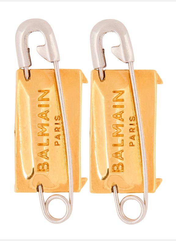 Boucles d'oreilles épingle à nourrice Doré by BALMAIN BALMAIN Boucles d'oreilles épingle à nourrice Doré