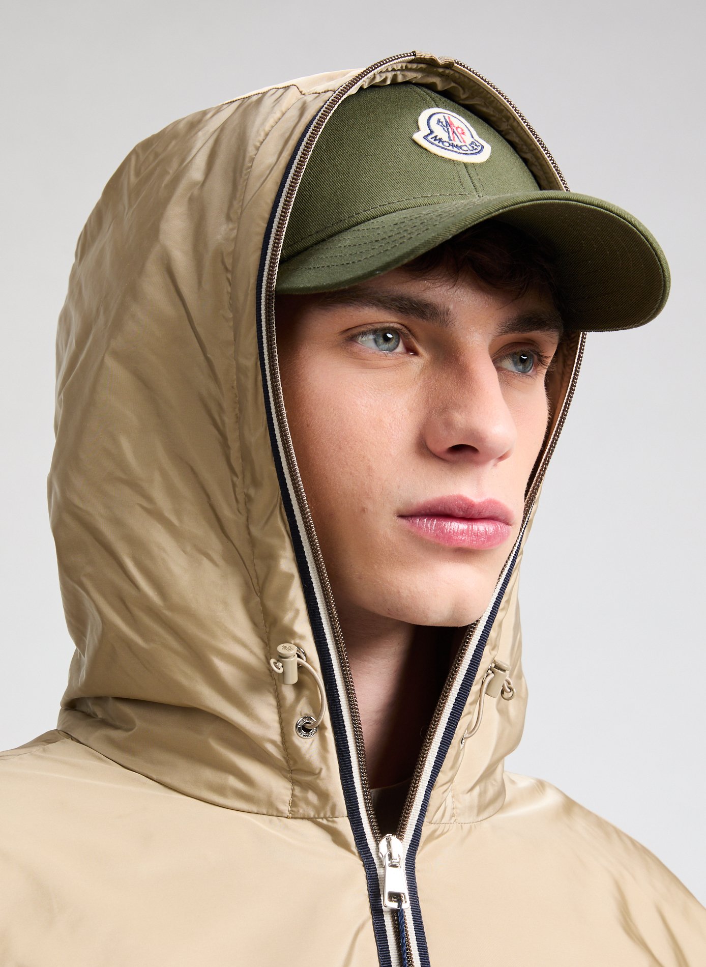 Casquette brodée en coton Vert