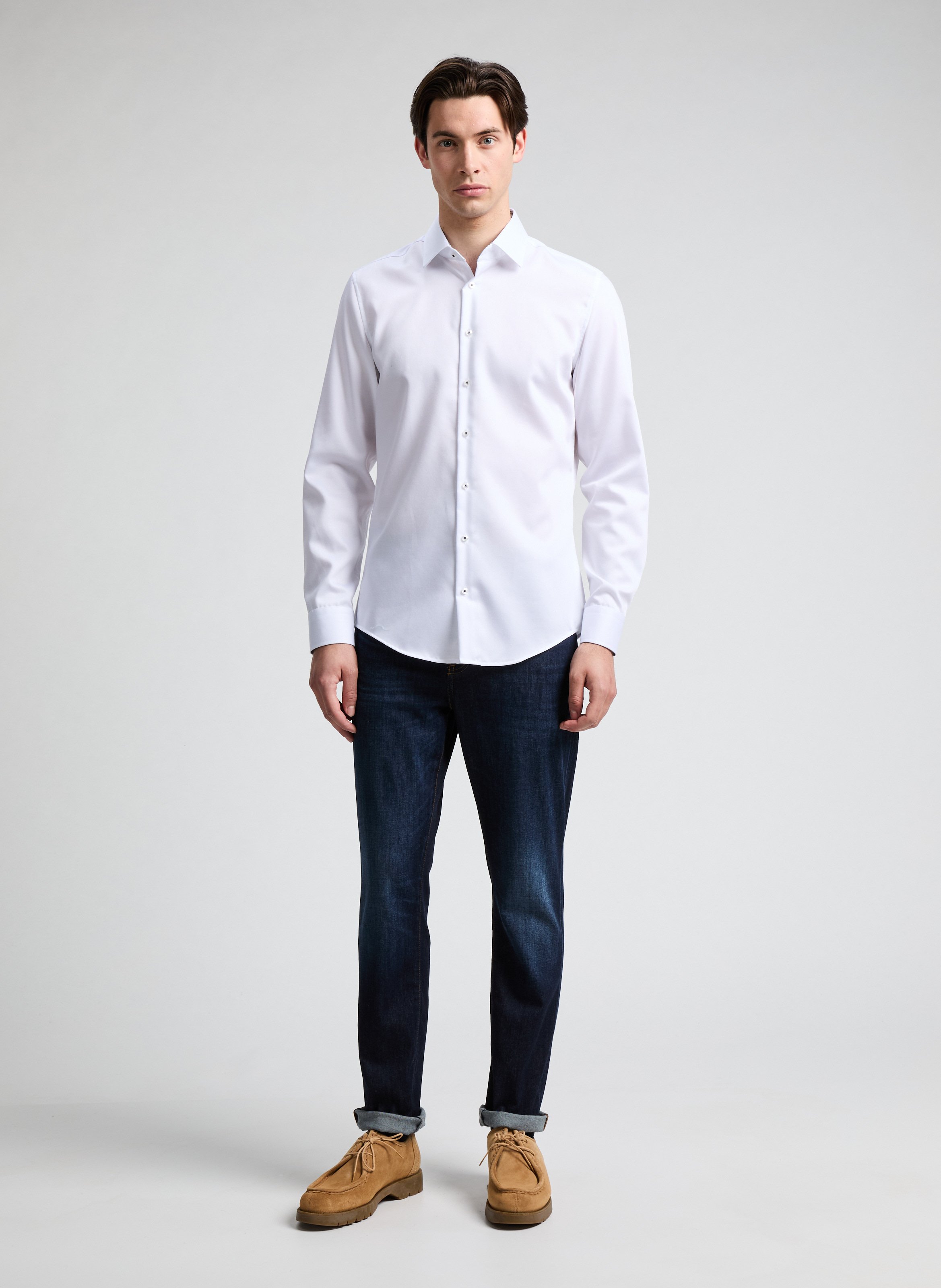 Chemise à motif  SEIDENSTICKER Blanc