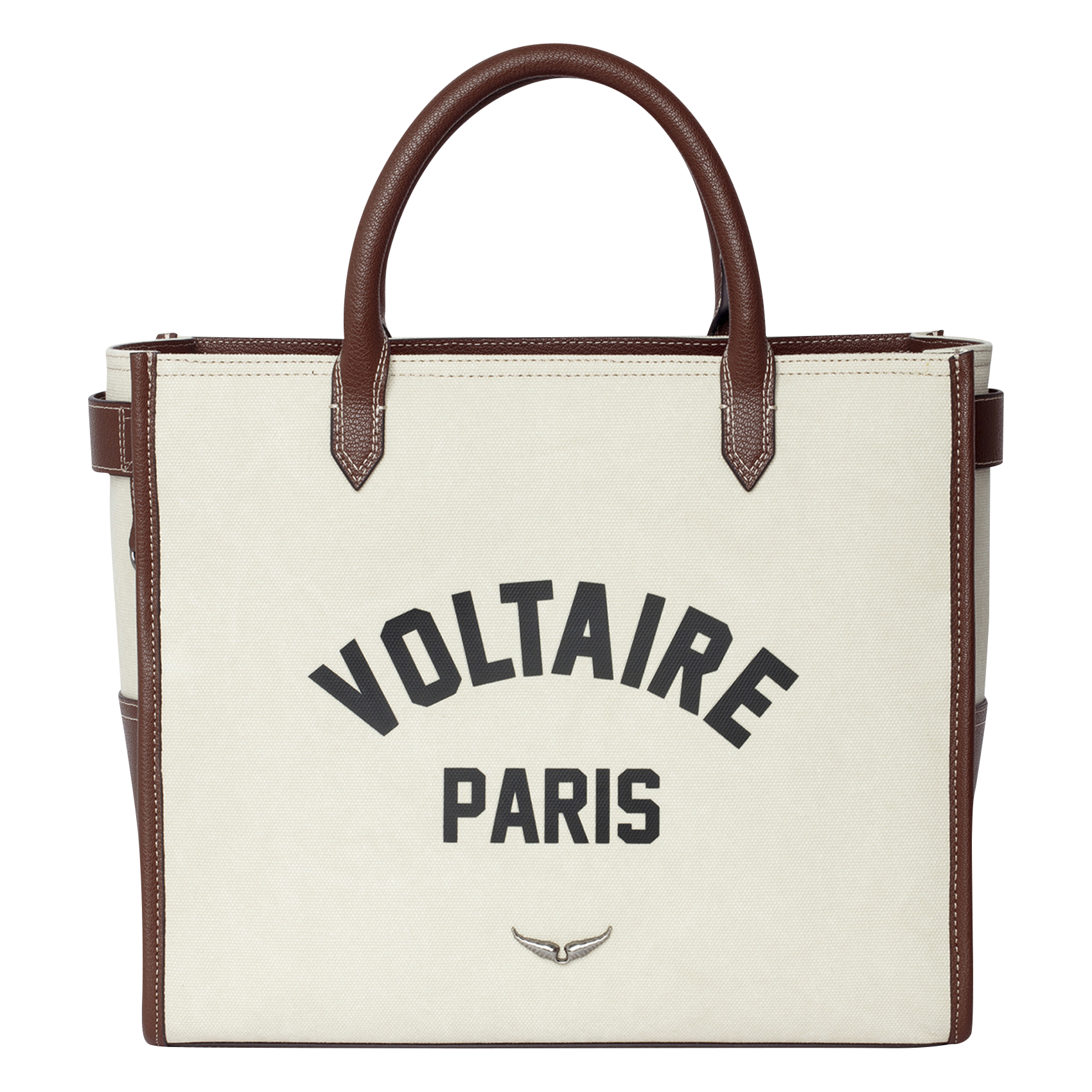 Sac cabas en coton angel ZADIG&VOLTAIRE Blanc