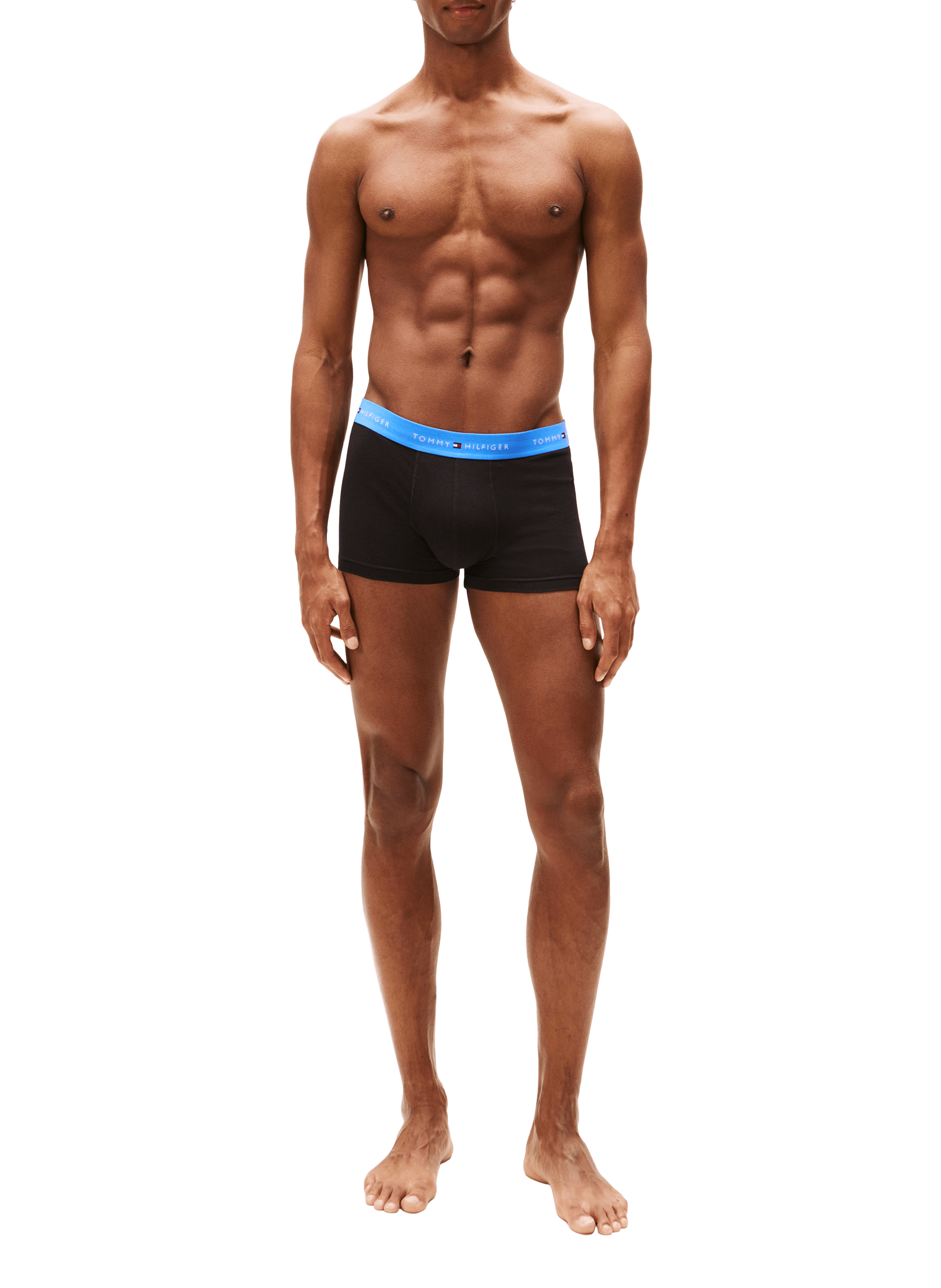 Set of three organic cotton-blend boxers TOMMY HILFIGER Black