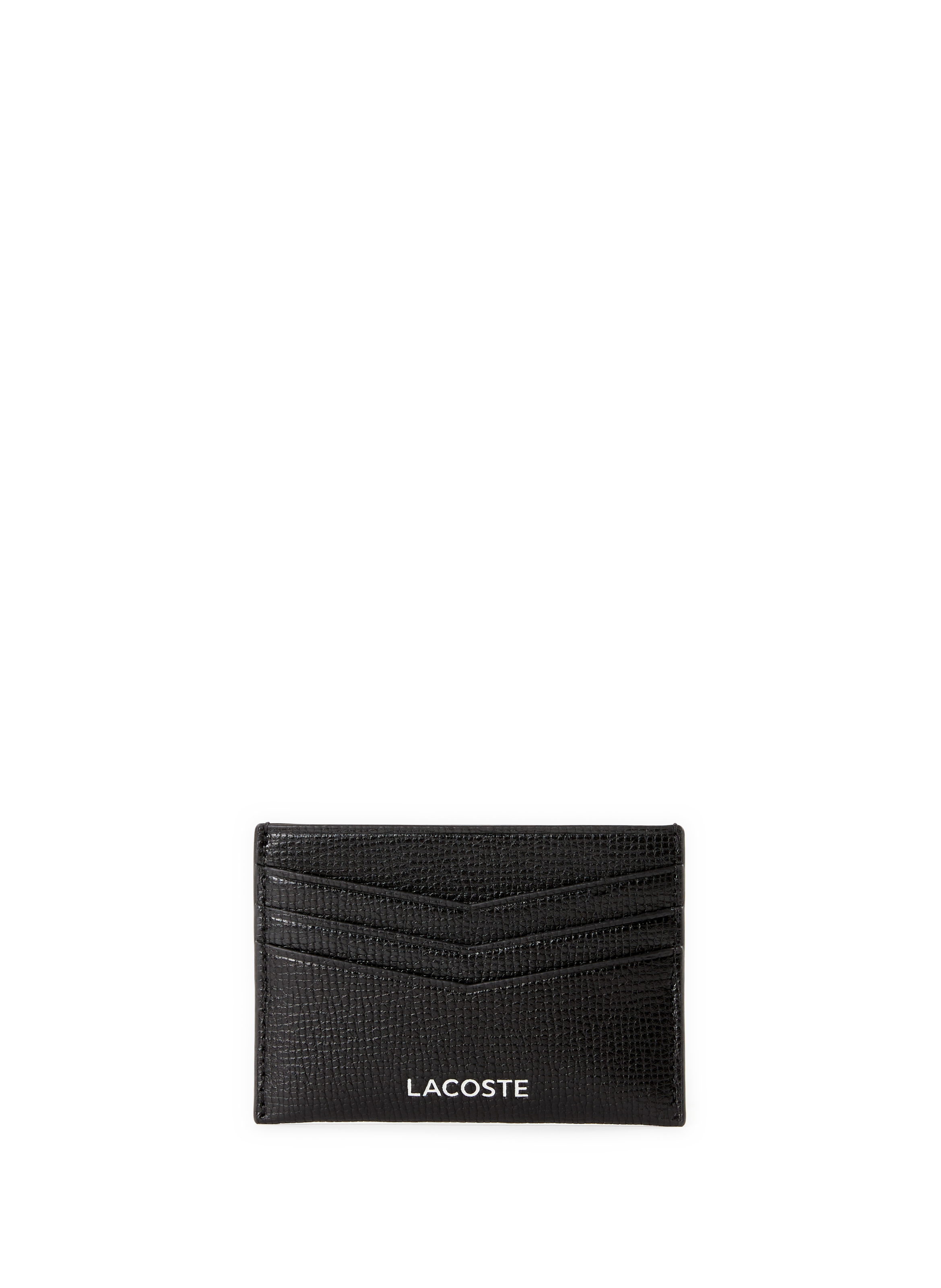 Ossian leather card holder LACOSTE Black