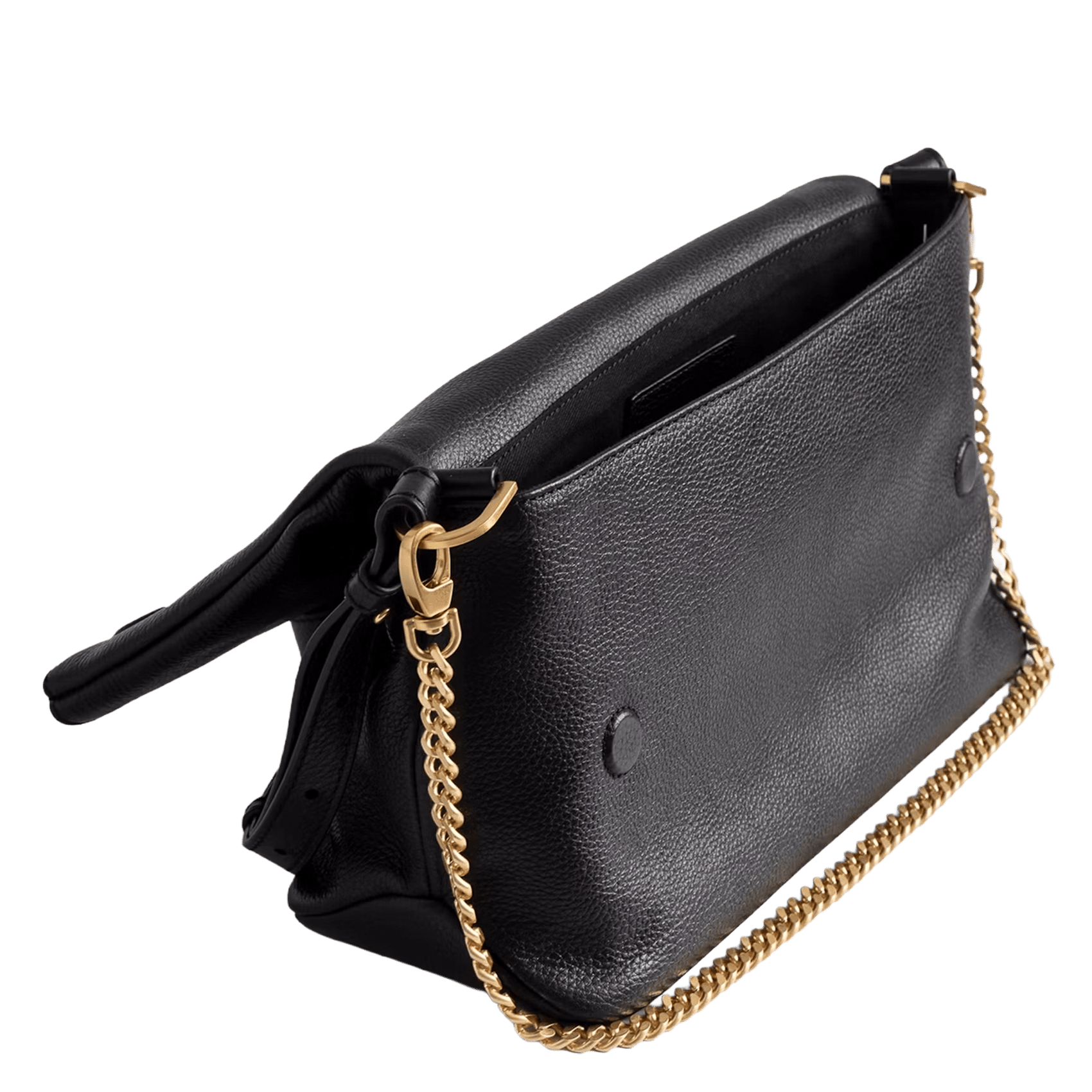 Sac porté épaule en cuir rocky ii ZADIG&VOLTAIRE Noir