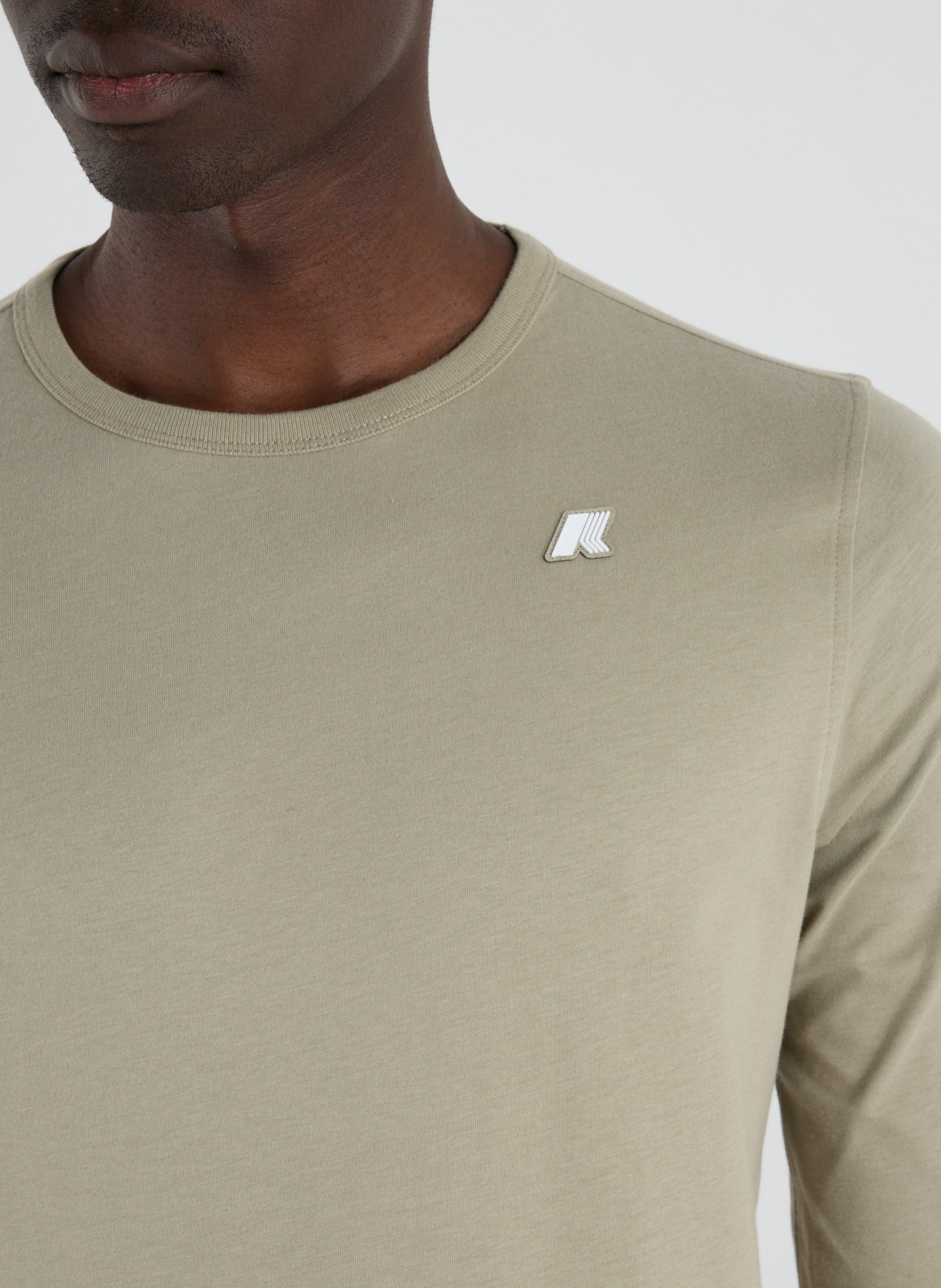 Long-sleeve cotton T-shirt K-WAY Green