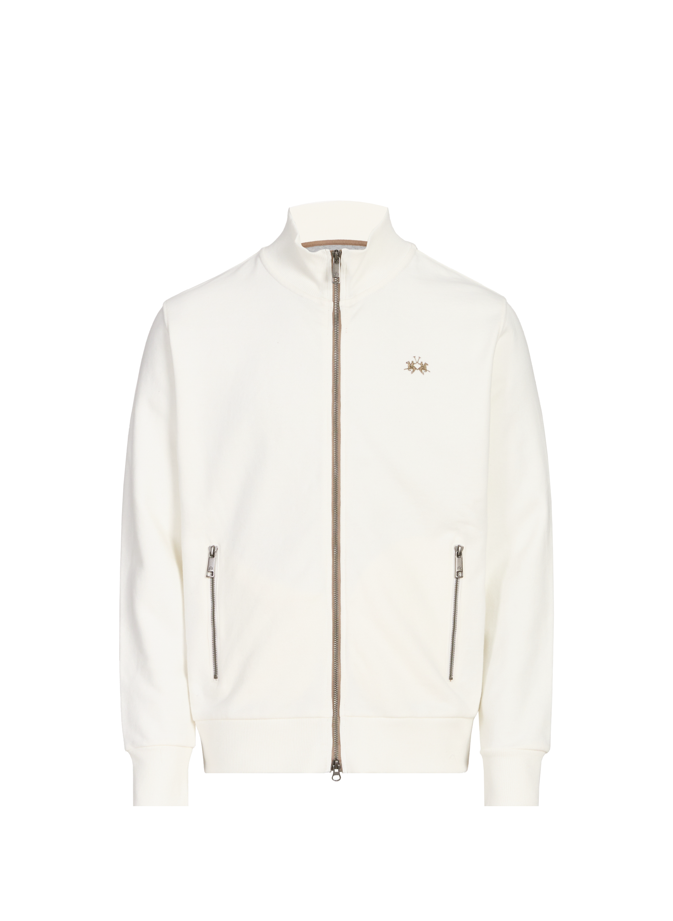 LA MARTINA High-neck cotton vest White