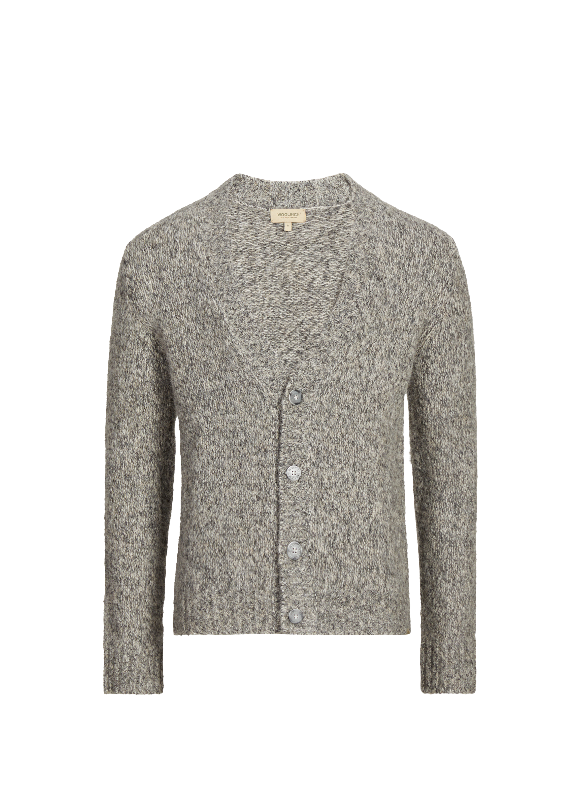 WOOLRICH Cardigan en alpaga mélangé  Beige