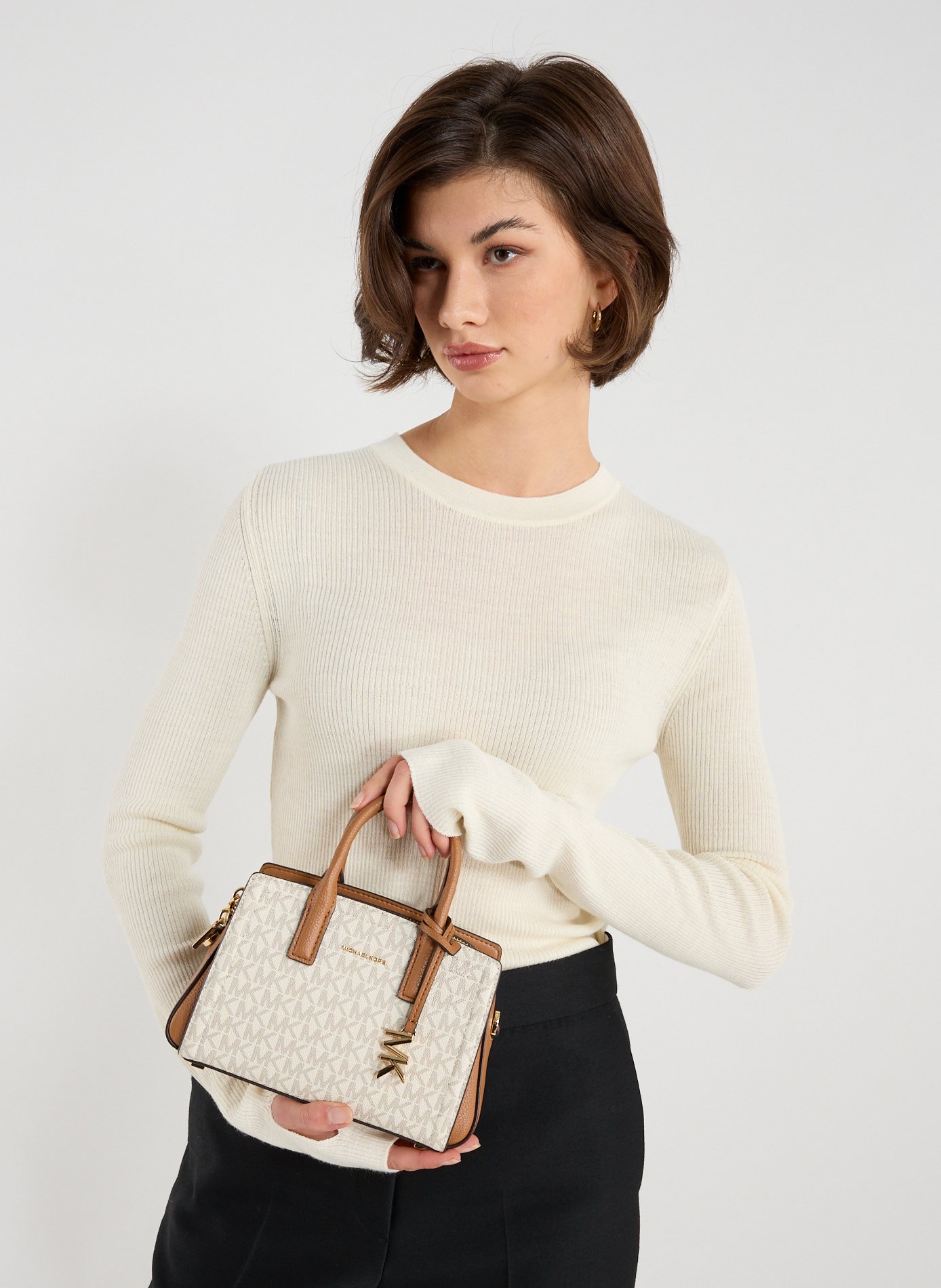 Sac à main imprimé monogramme MICHAEL KORS Multicolore