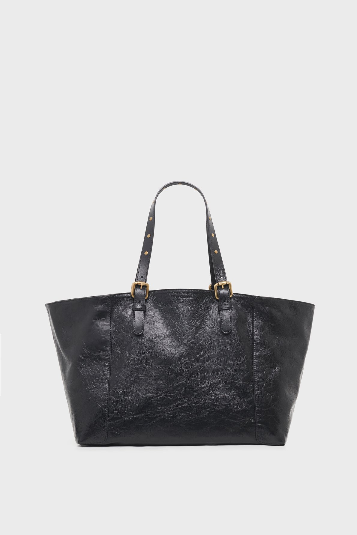Cabas en cuir effet froissé - simple bag GERARD DAREL Noir