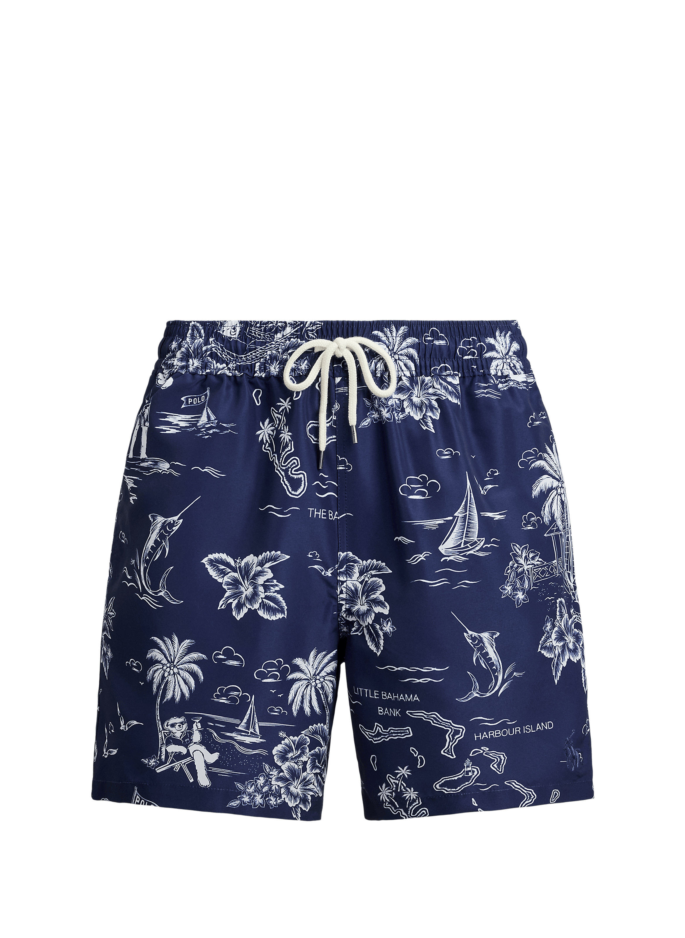 Short de bain à imprimé graphique POLO RALPH LAUREN Bleu