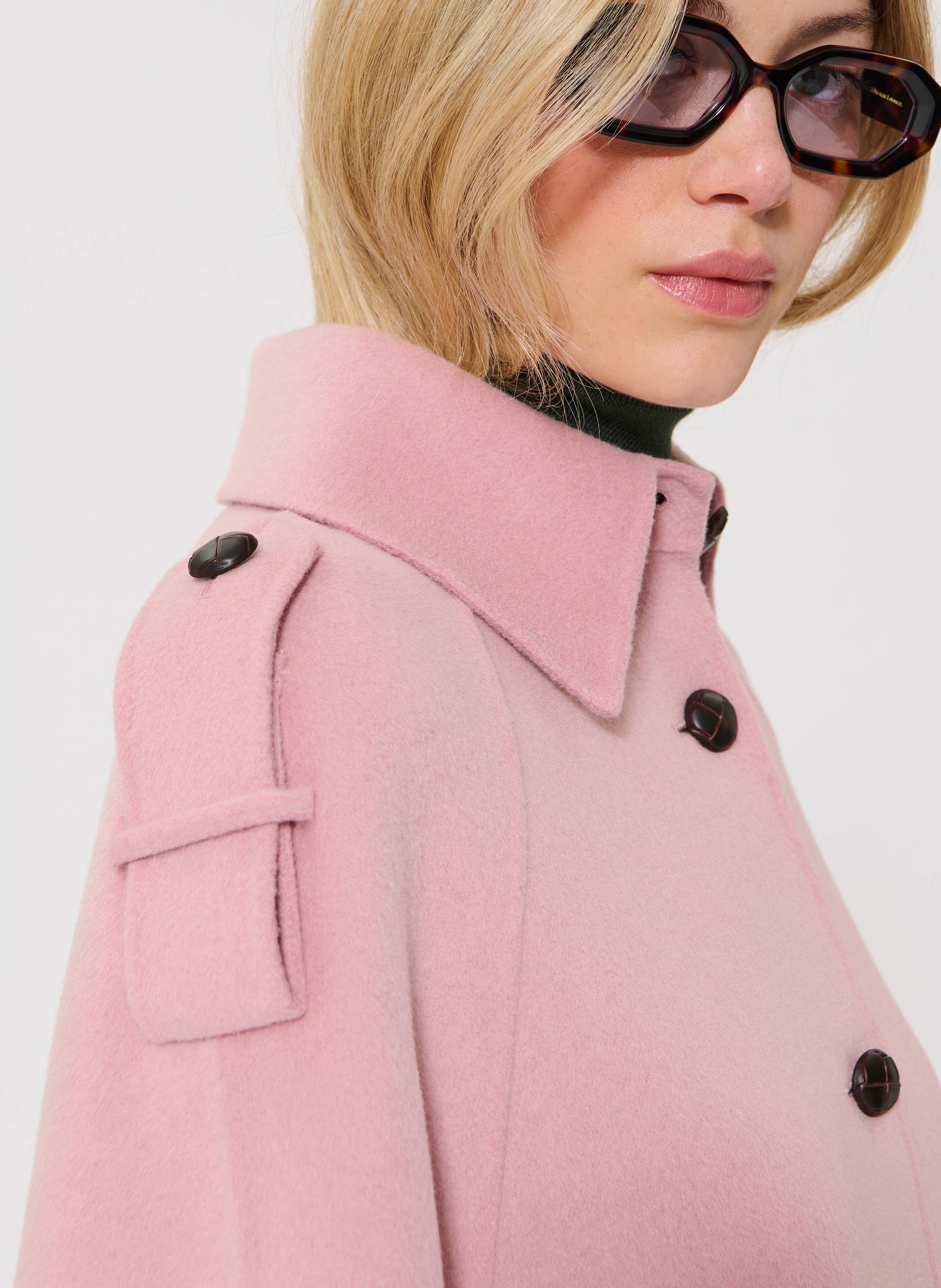 Manteau majorelle TARA JARMON Rose