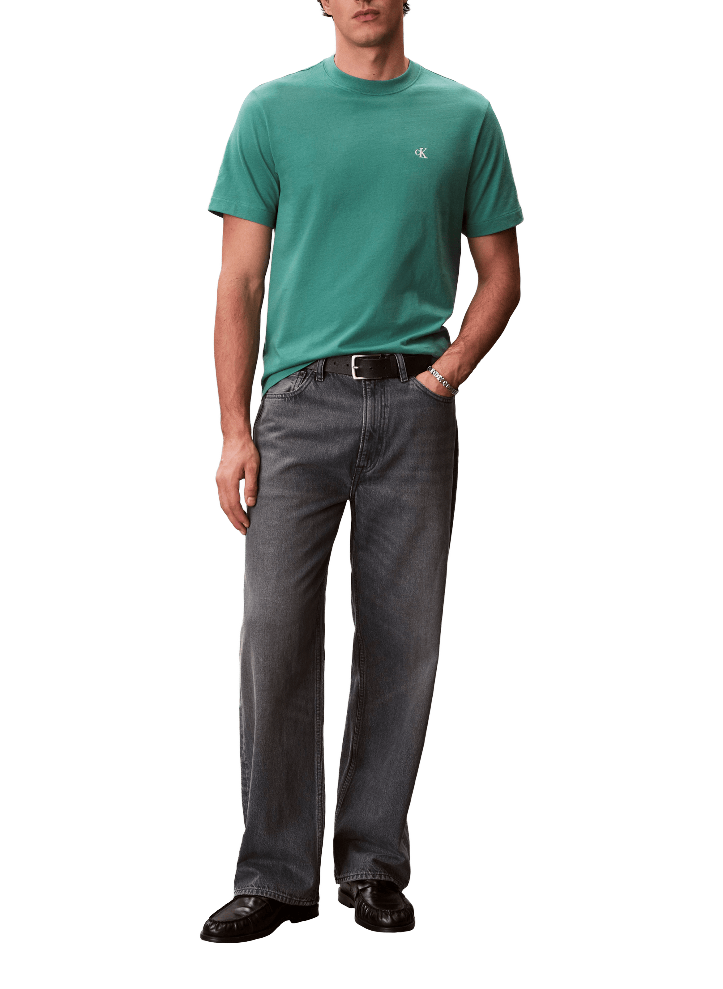 Classic Cotton T-Shirt CALVIN KLEIN Green