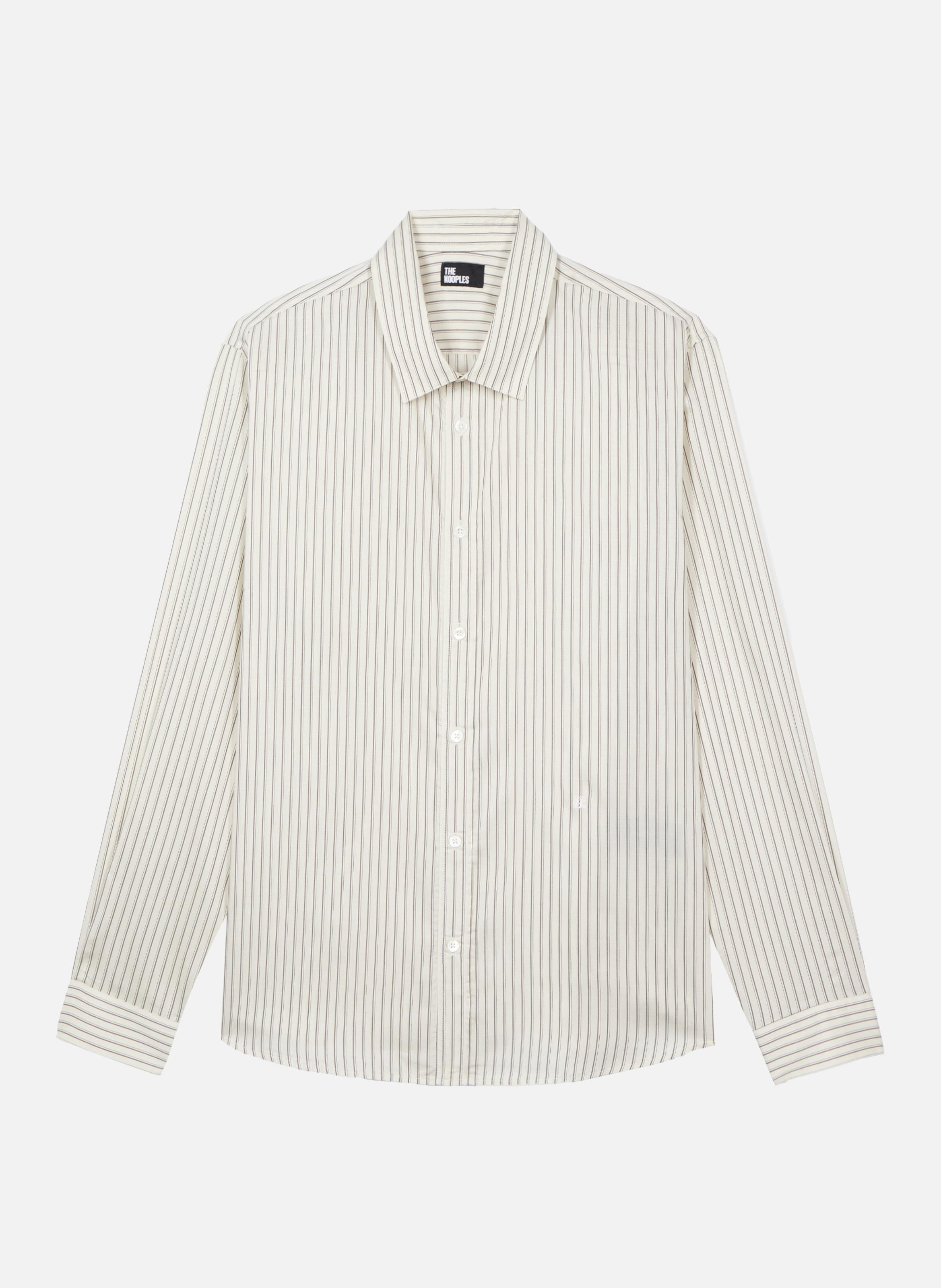 Chemise à rayures THE KOOPLES Blanc