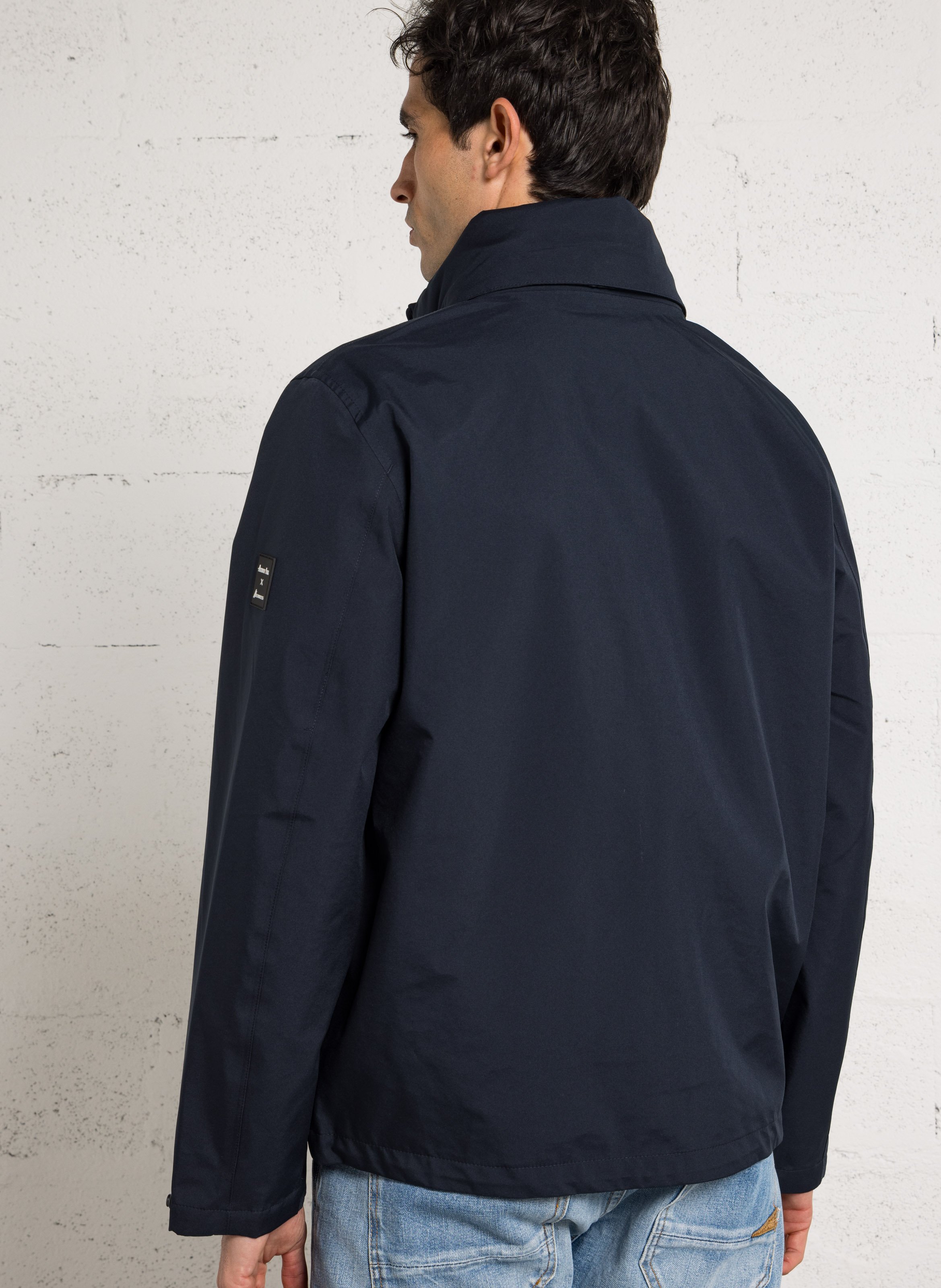 Veste droite col montant ARMOR-LUX Bleu