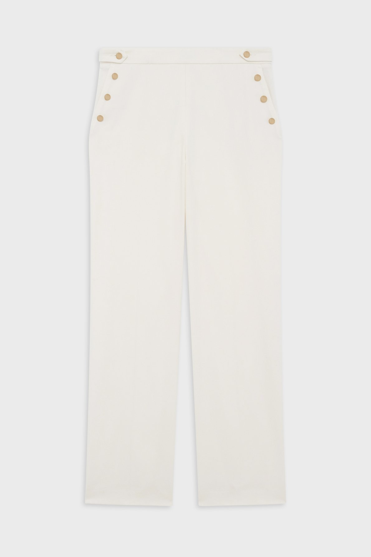 Pantalon droit à pont - basmat PABLO Beige