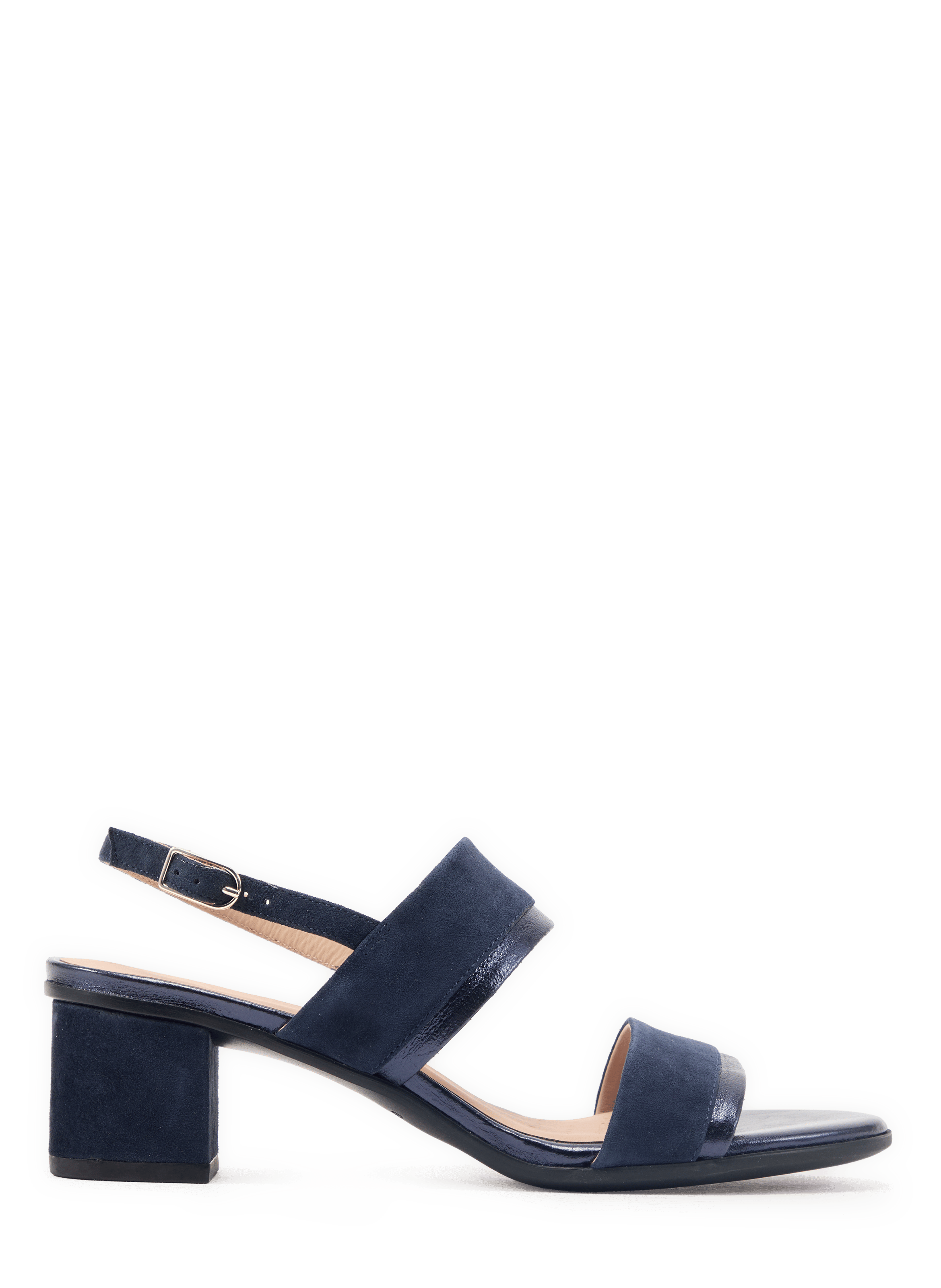Sandales à talons Aurely en daim GEOX Bleu