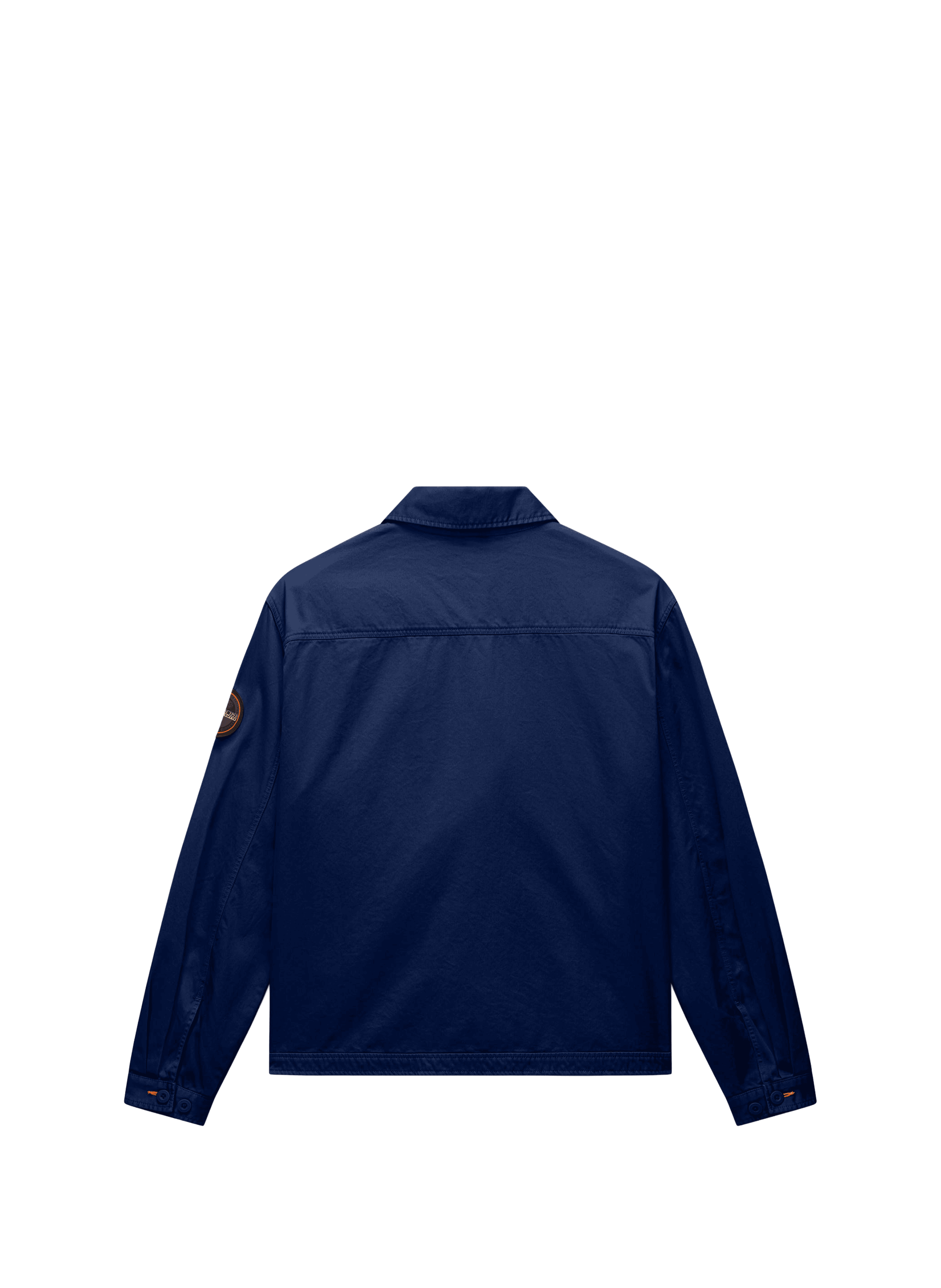 Veste droite Arrayanes à logo en coton NAPAPIJRI Bleu