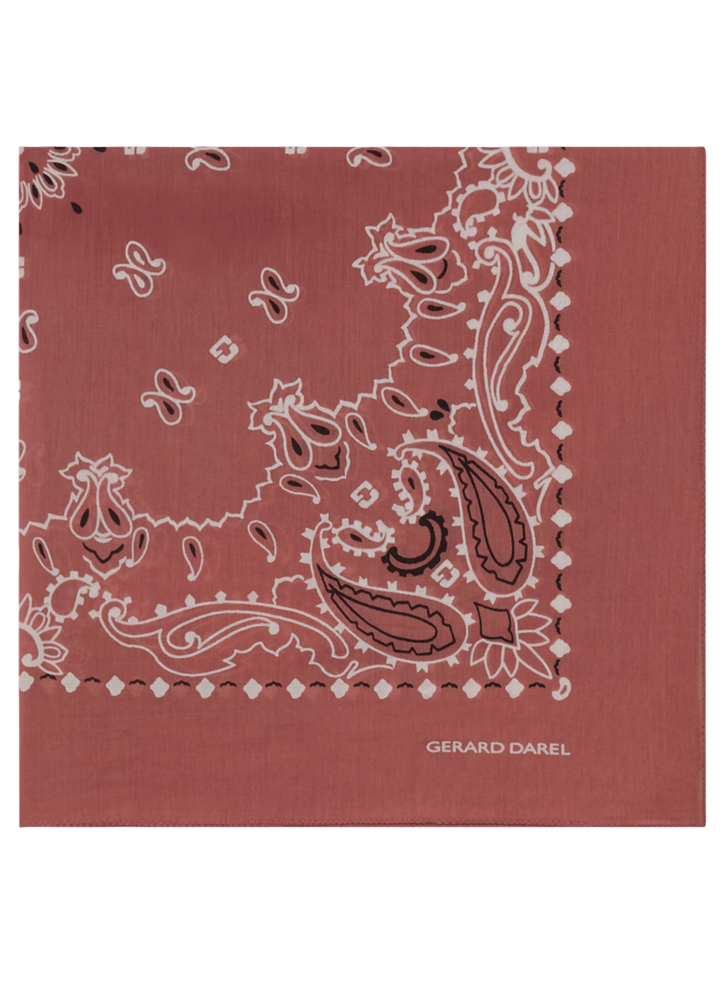 Carré imprimé en coton - dayana GERARD DAREL Rose