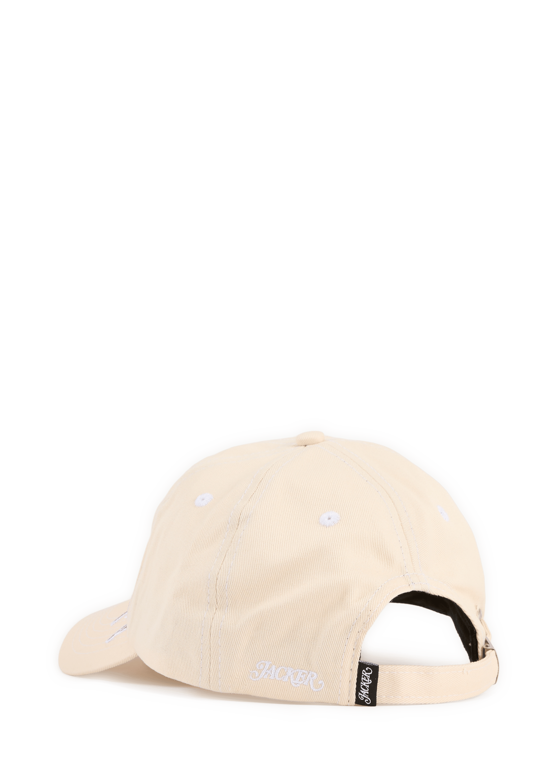 Casquette à logo brodée en coton JACKER. Beige