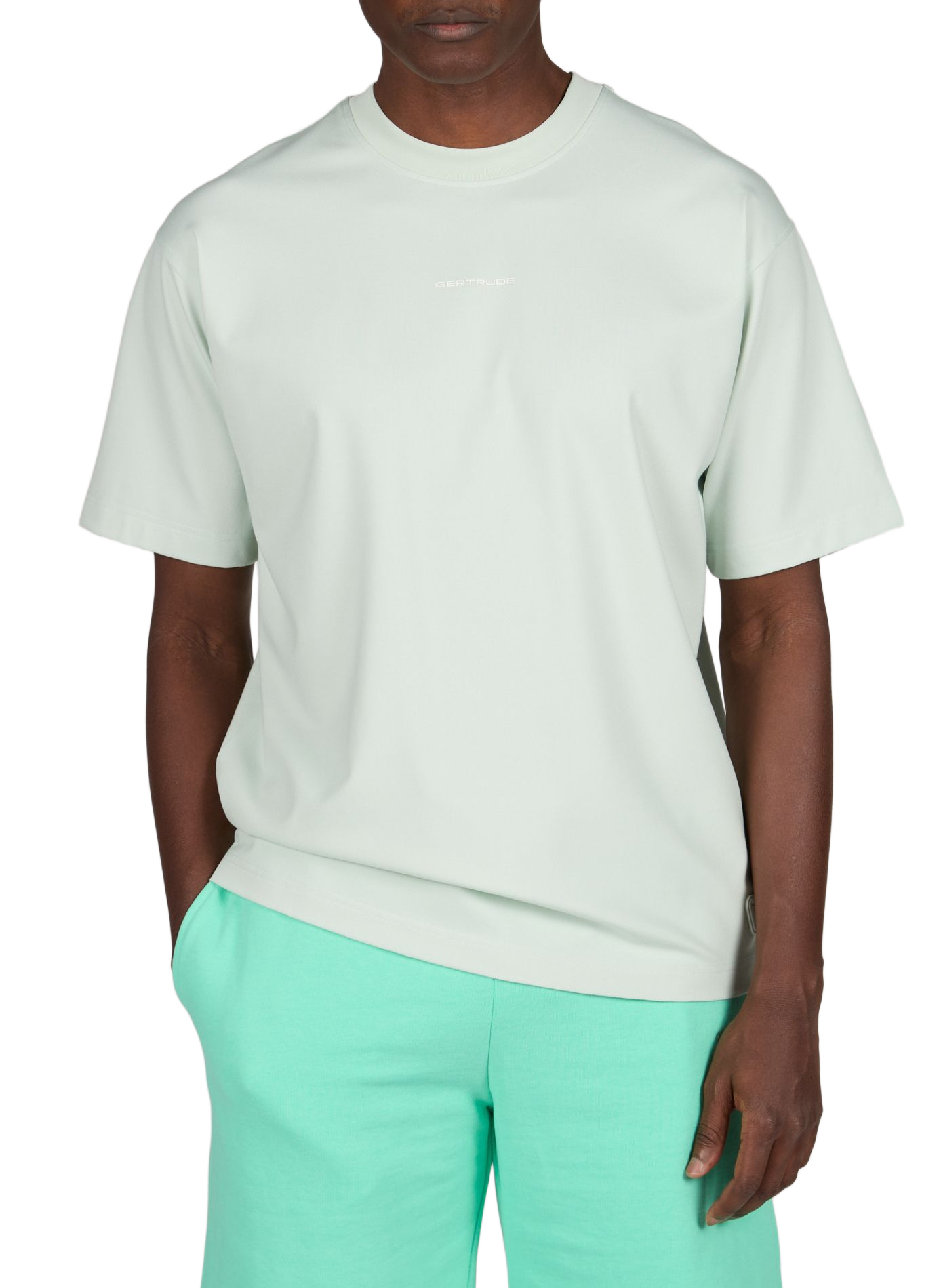 Round neck Horty T-shirt GERTRUDE ET GASTON Green