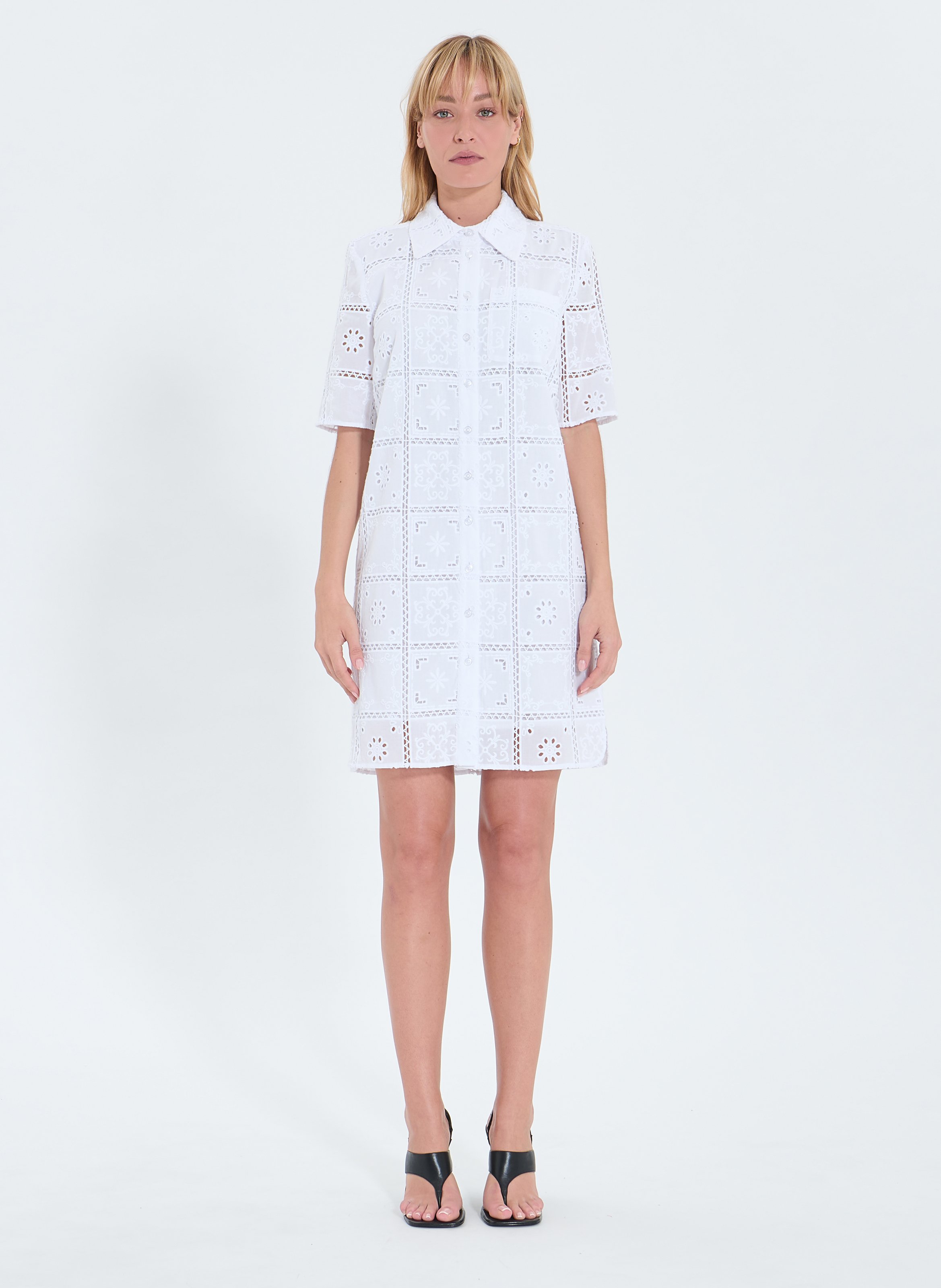 Robe  relina ZAPA Blanc