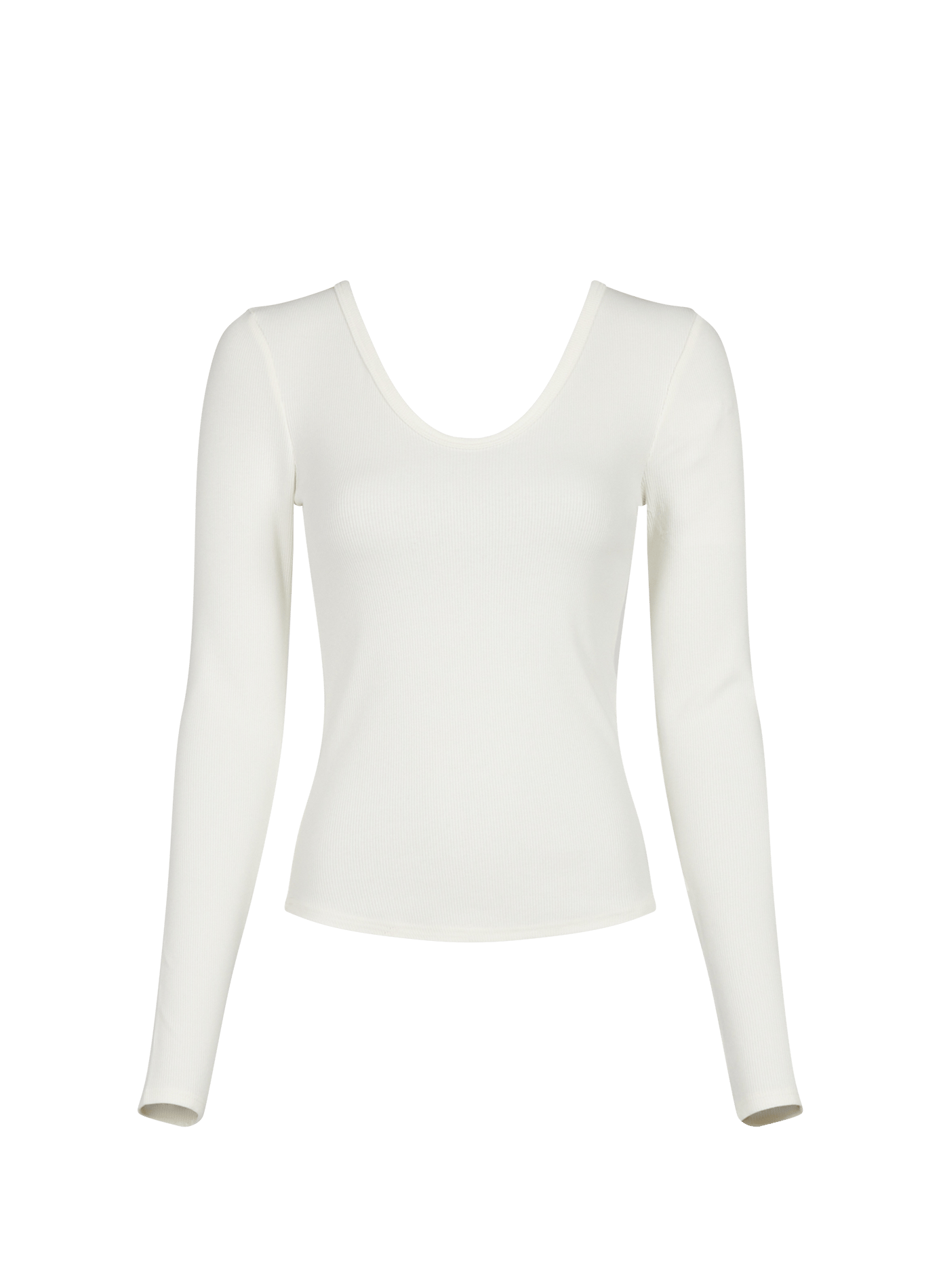 Top Wendy a coste in misto cotone TOPSHOP Beige