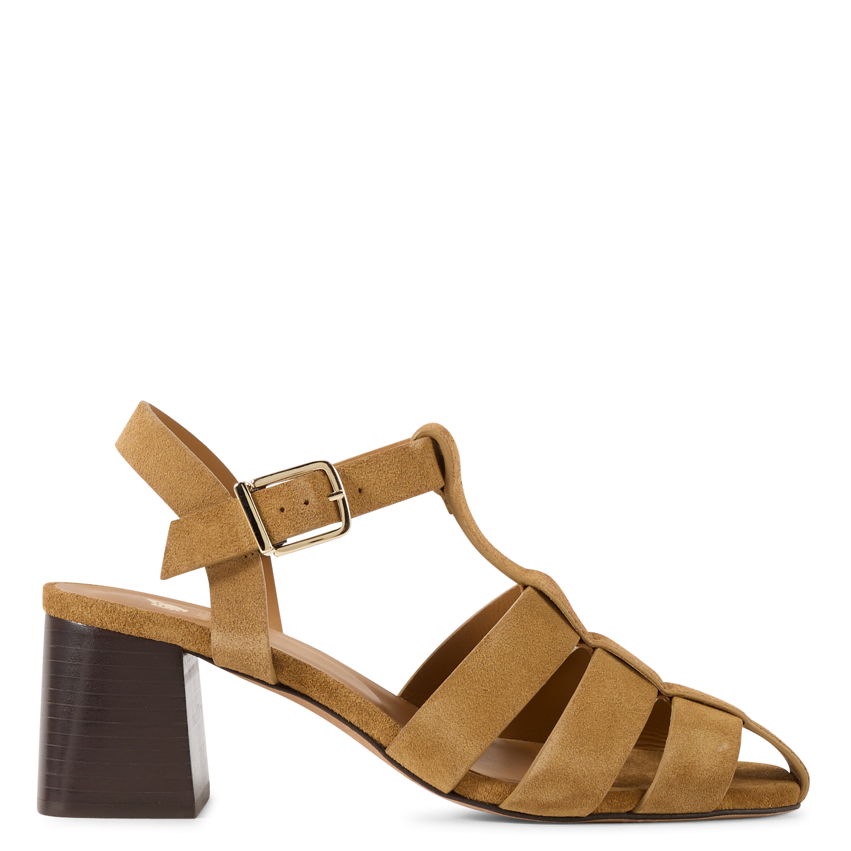 Sandales à talon en cuir ezra BOBBIES Marron